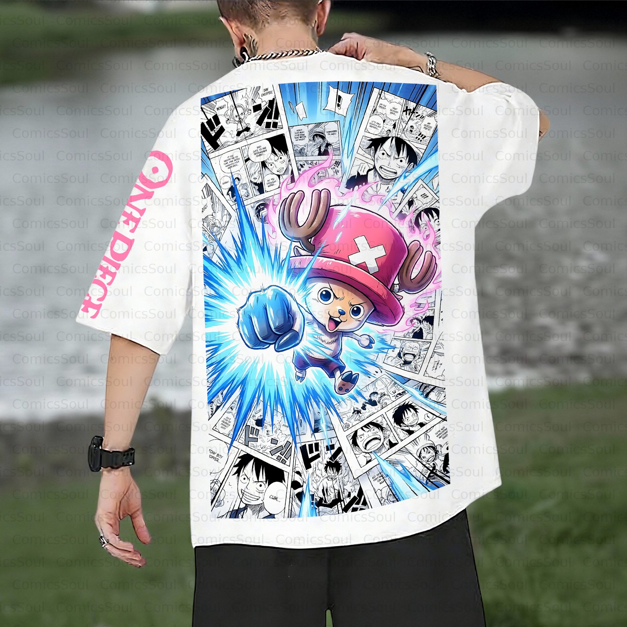 Unisex Anime Inspired Vintage T-Shirt
