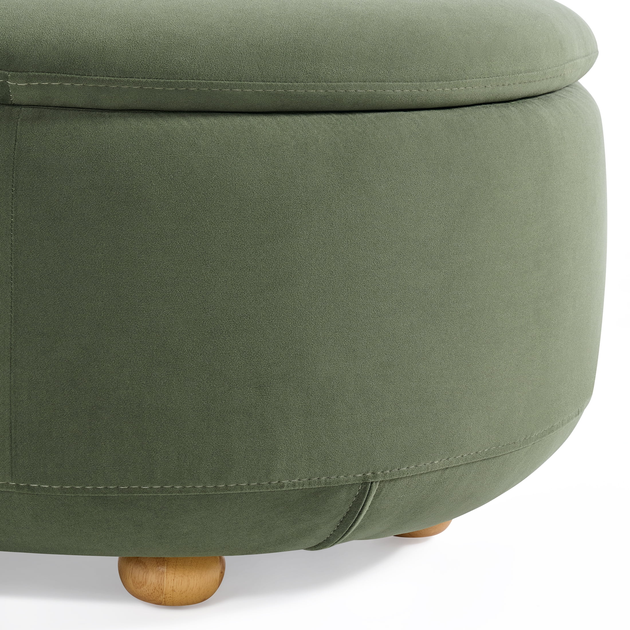 Better Homes & Gardens Juliet Modern Boucle Chaise & Storage Ottoman, Pearl - Image 25