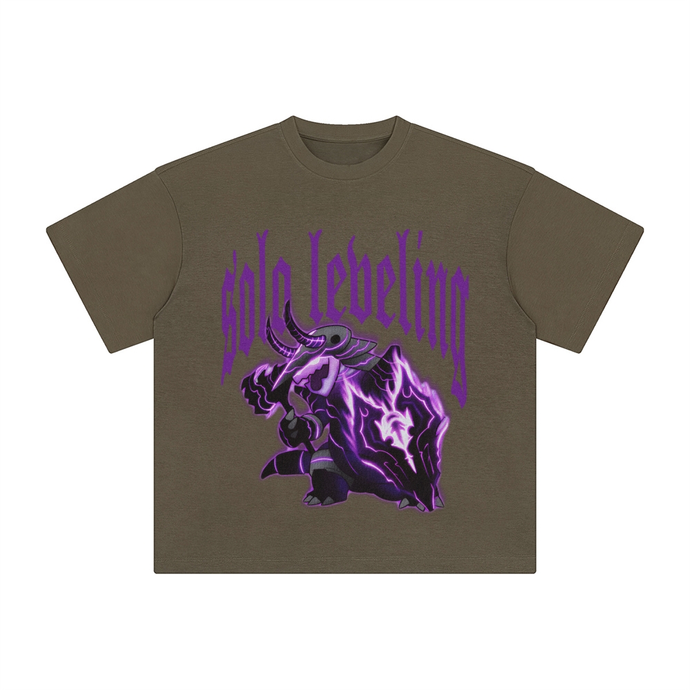 Unisex Anime Inspired Washed  Vintage T-Shirt