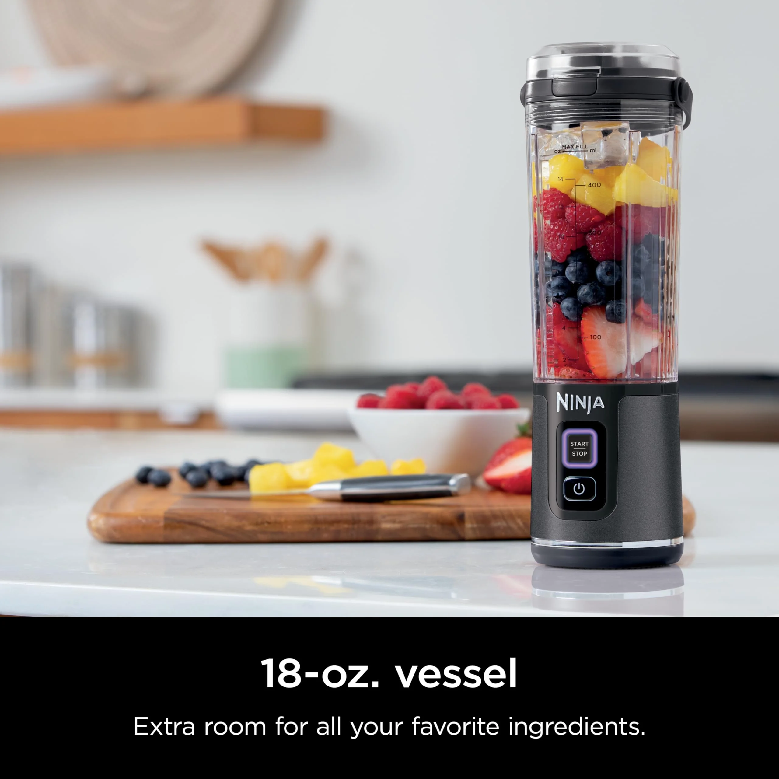 Ninja Blast Portable Blender, Cordless, 18oz. Vessel, Personal Blender for Shakes & Smoothies, BPA Free, Leakproof Lid & Sip Spout, USB-C Rechargeable, Dishwasher Safe Parts, Metallic Purple, - Image 61