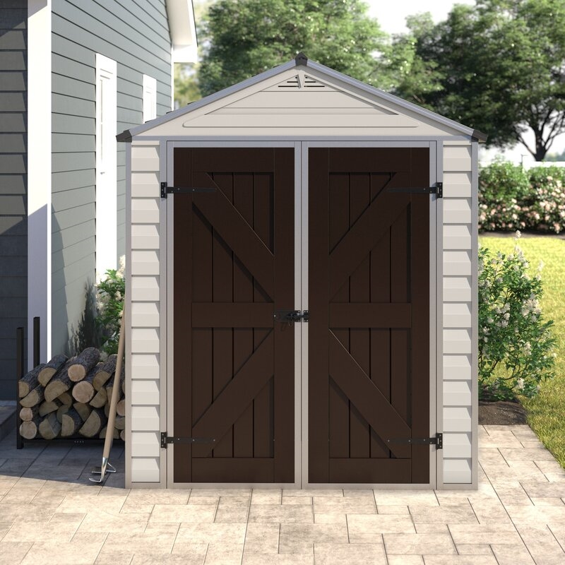 WAYFAIR SkyLight 6 Ft. W X 3.5 Ft. D Plastic Storage Shed