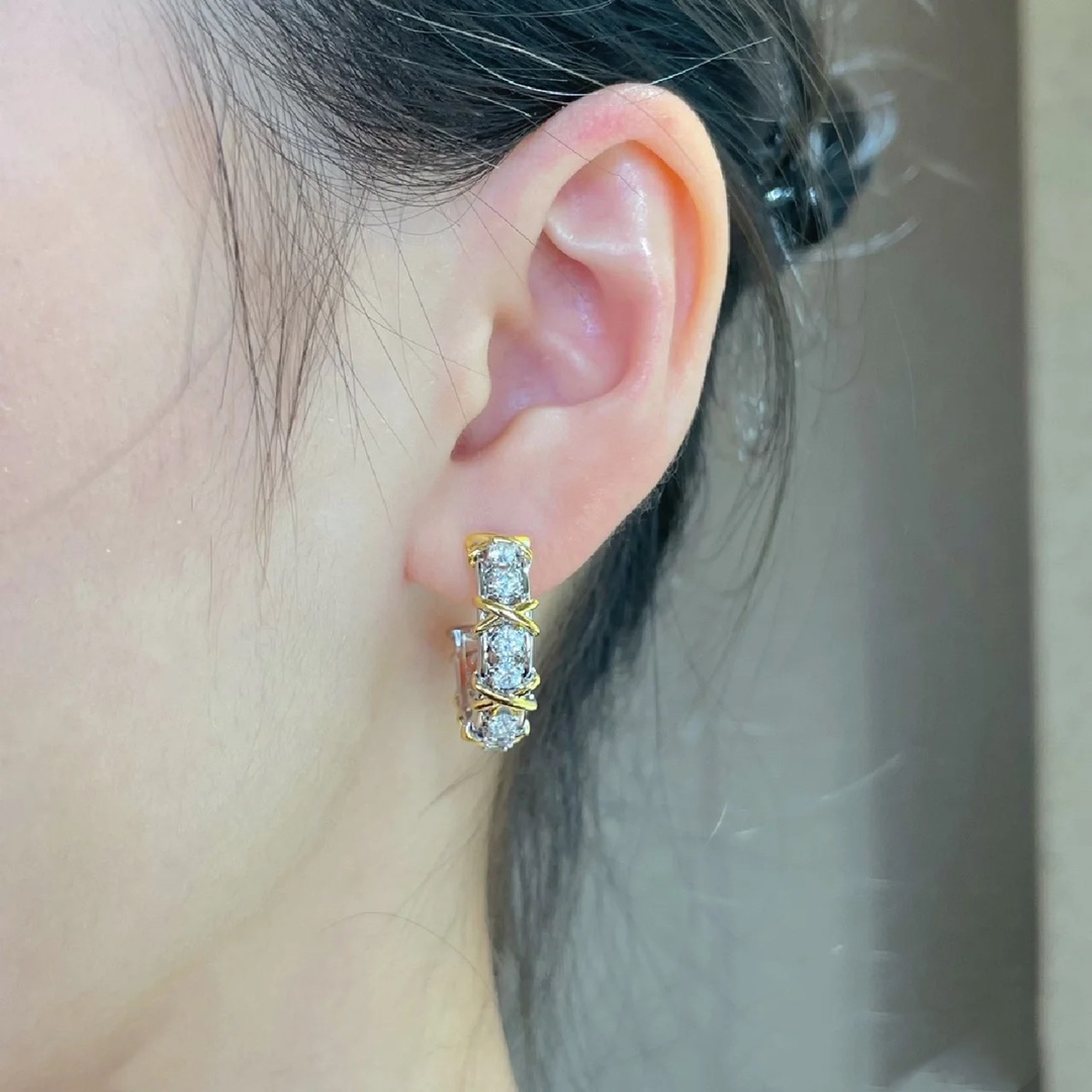 Tiffany Cross Earrings - Original Replica Club