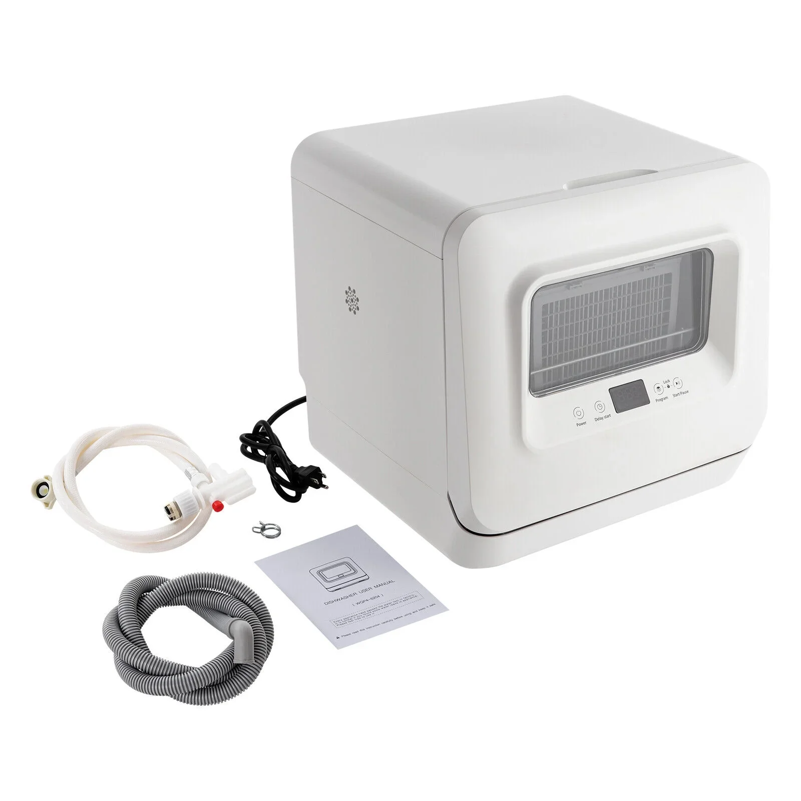 Counter Top Dishwashe, Portable Countertop Dishwashers, Mini Dishwasher 3-in-1 Cups Dishwasher