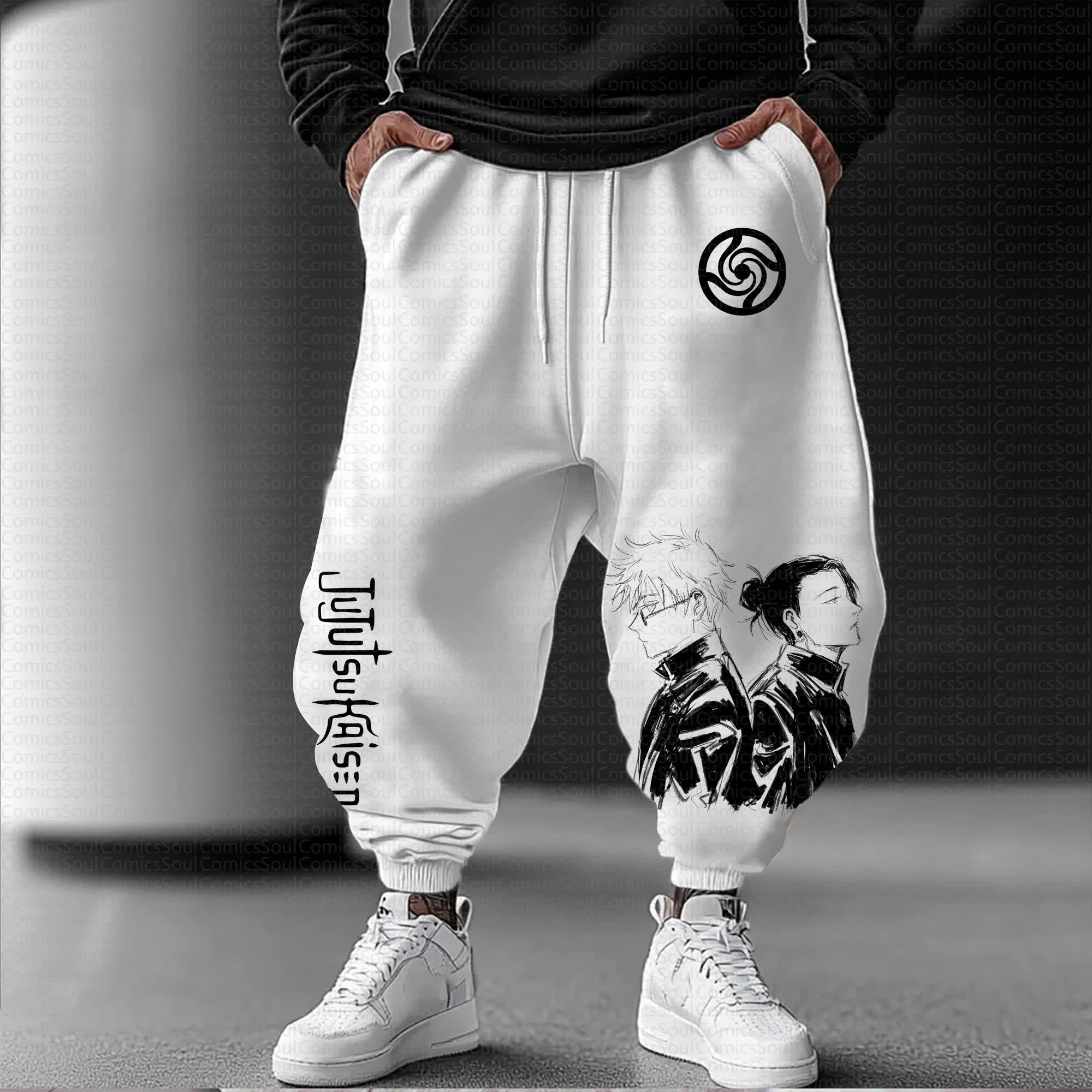 Unisex Anime Inspired Vintage Pants丨Comicssoul