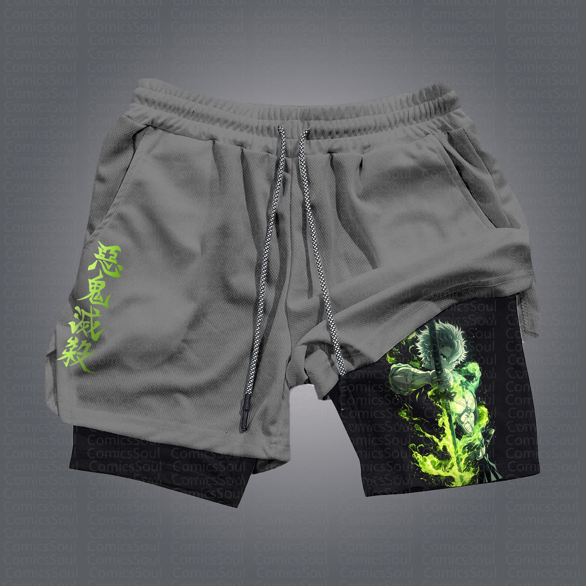 Unisex Casual Anime Streetwear Shorts 丨Comicssoul