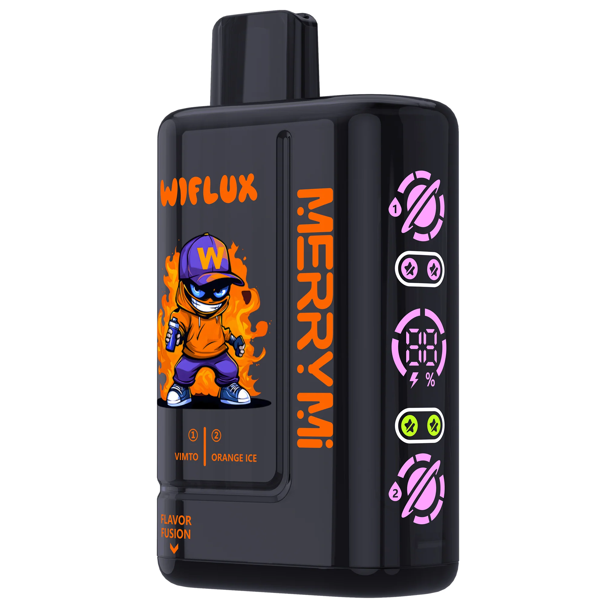 MerryMi WIFLUX 24K újratölthető eldobható e-cigaretta (minden íz)