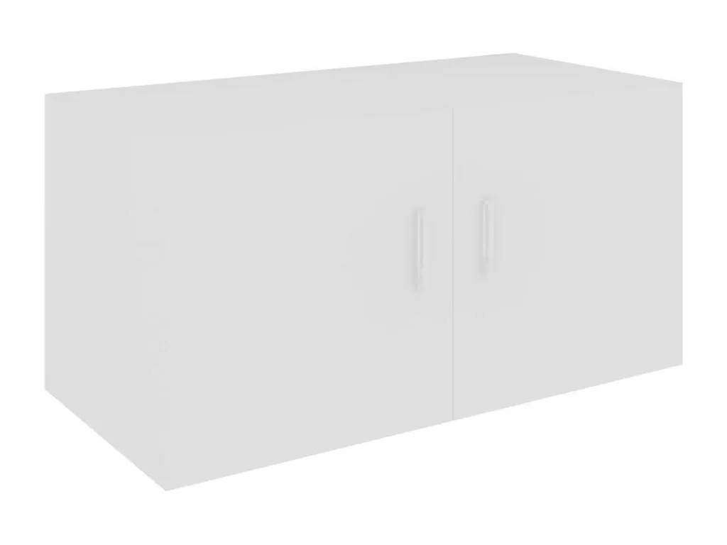 Armario de pared Andreuworldcasa contrachapada blanco 80x39x40 cm