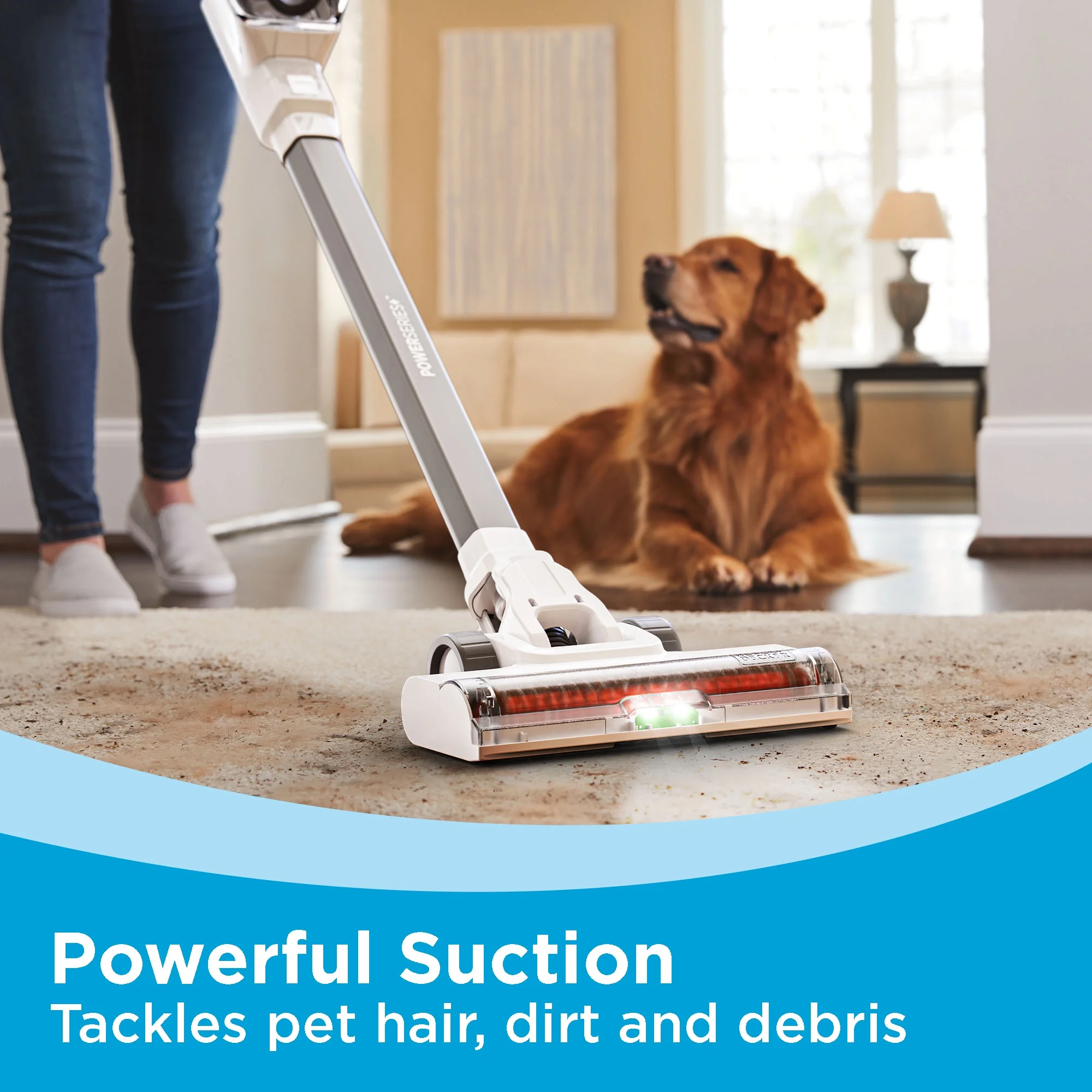 BLACK+DECKER POWERSERIES+ 20V MAX Cordless Stick Vacuum, with Anti-Tangle Brush Bar, Convertible to Handheld, 44 Minute Run-Time, BHFEA520J - Image 11