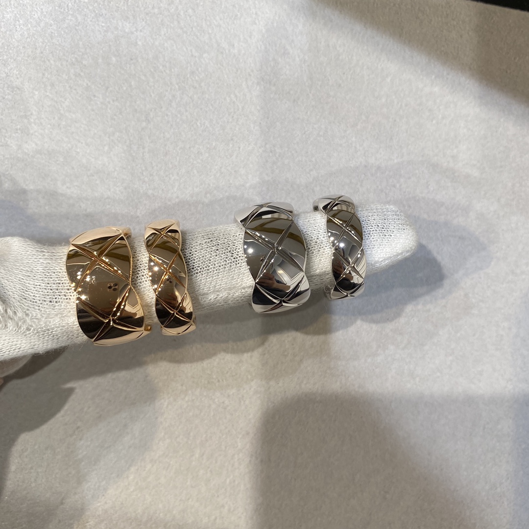 Chanel No Diamond Wide Coco Crush Ring - Original Replica Club