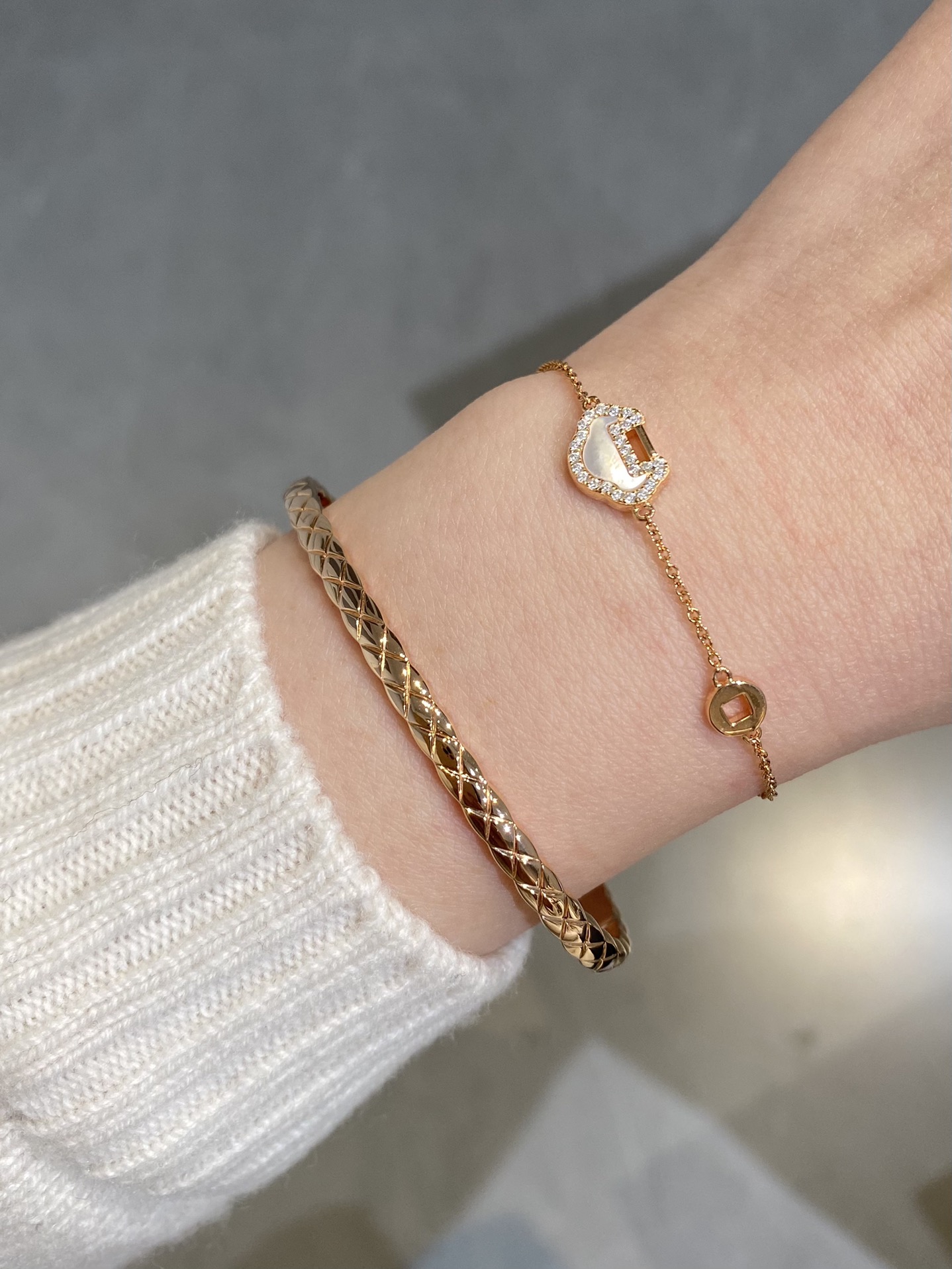 Chanel Coco Crush Open Cuff Bangle Bracelet - Original Replica Club
