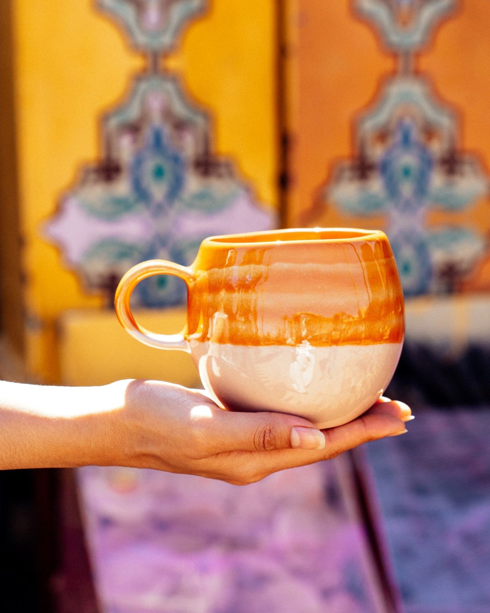 Bica Tasse groß orange