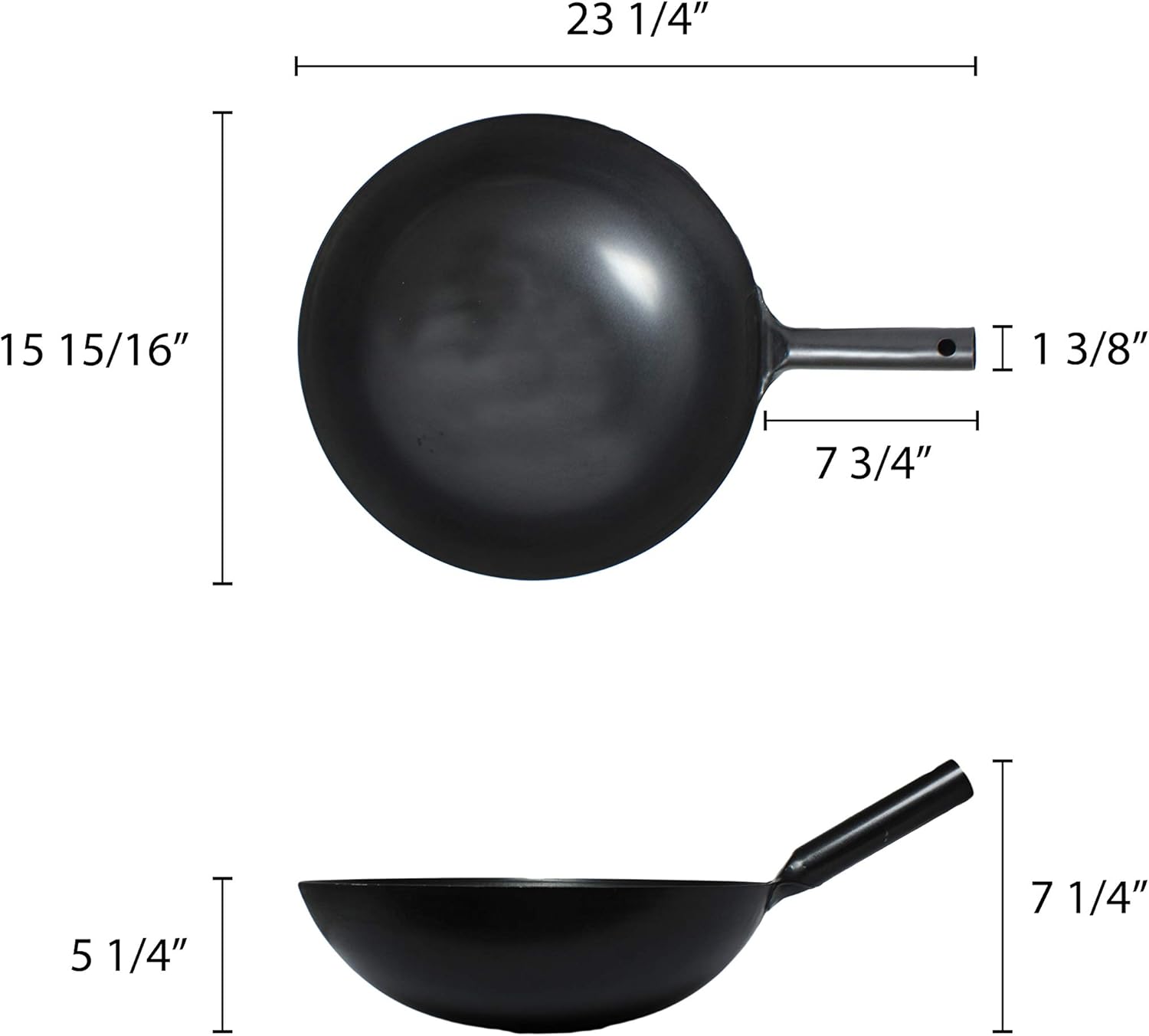 Thunder Group Japanese Wok, 16-Inch