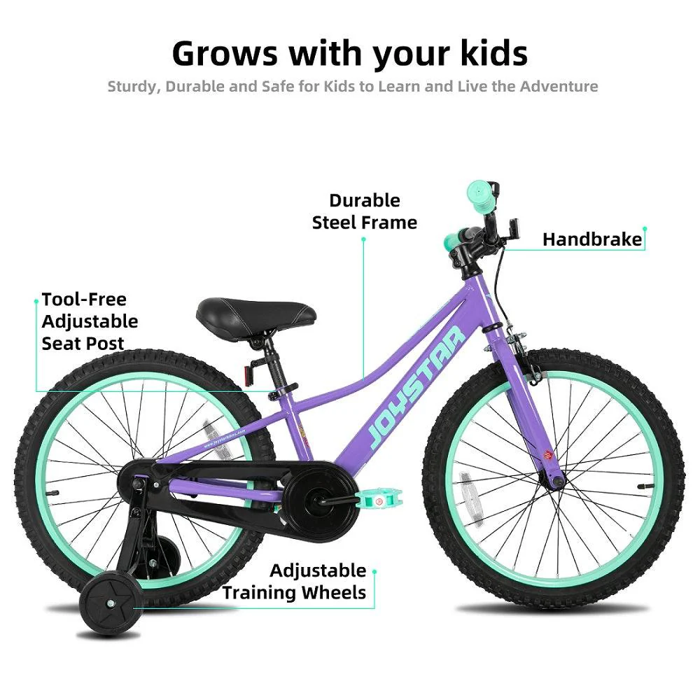 JOYSTAR NEO 20 Inch Kids Bike with Training Wheels
