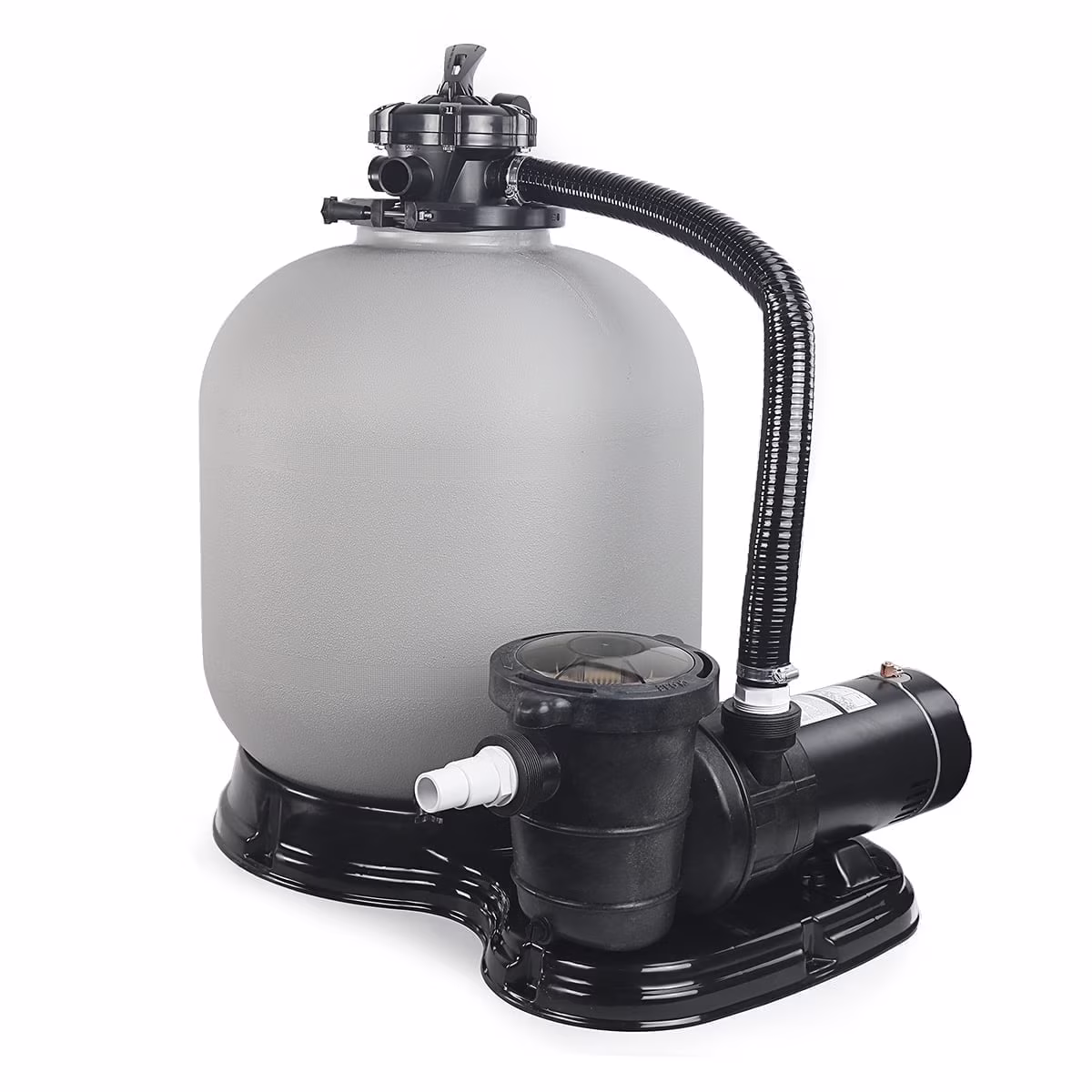 XtremepowerUS Sand Filter Pump for Above Ground Pool, 2400 GPH Pool Filter Pump, 7-Way Valve - Image 7