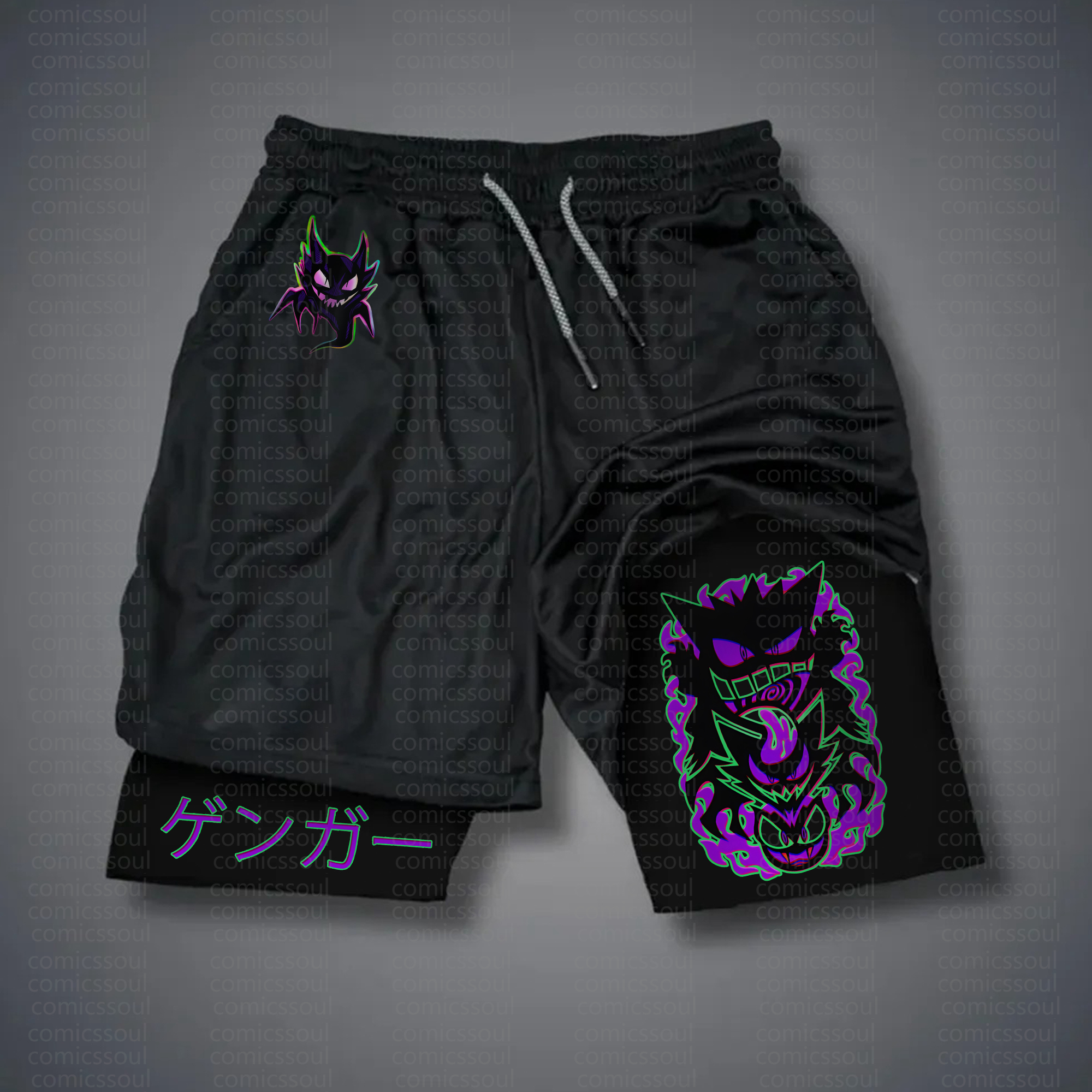 Unisex Casual Anime Streetwear Shorts 丨Comicssoul