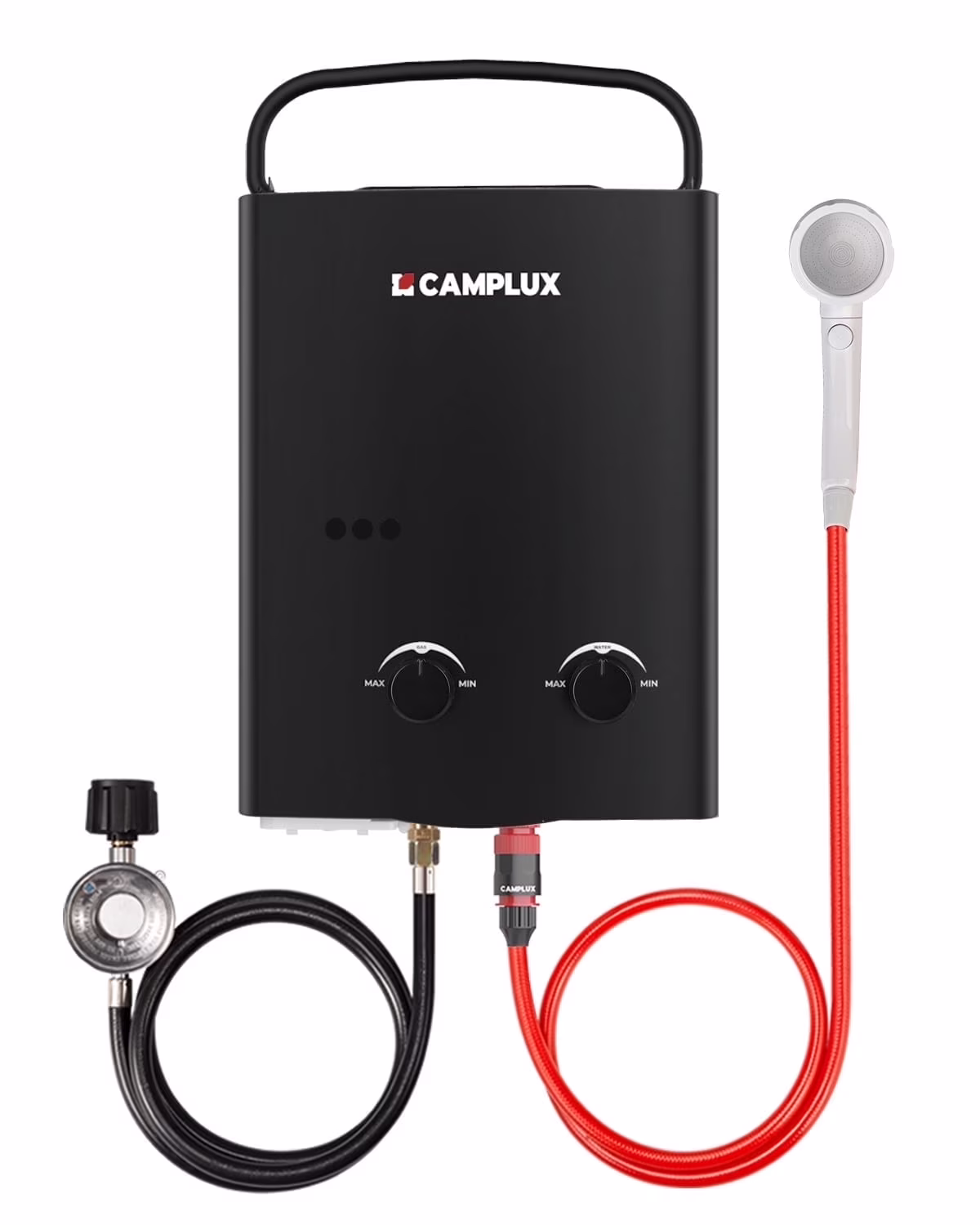 CAMPLUX Portable 1.32 GPM 34,000 BTU Propane Tankless Water Heater for Outdoor - Image 3