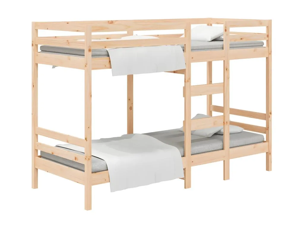 Cama litera sin colchón Francomuebleses maciza de Francomuebleses 90x190 cm
