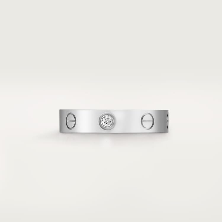 Replicate LOVE ring, small model, 1 diamond(1:1 replica) - Original Replica Club