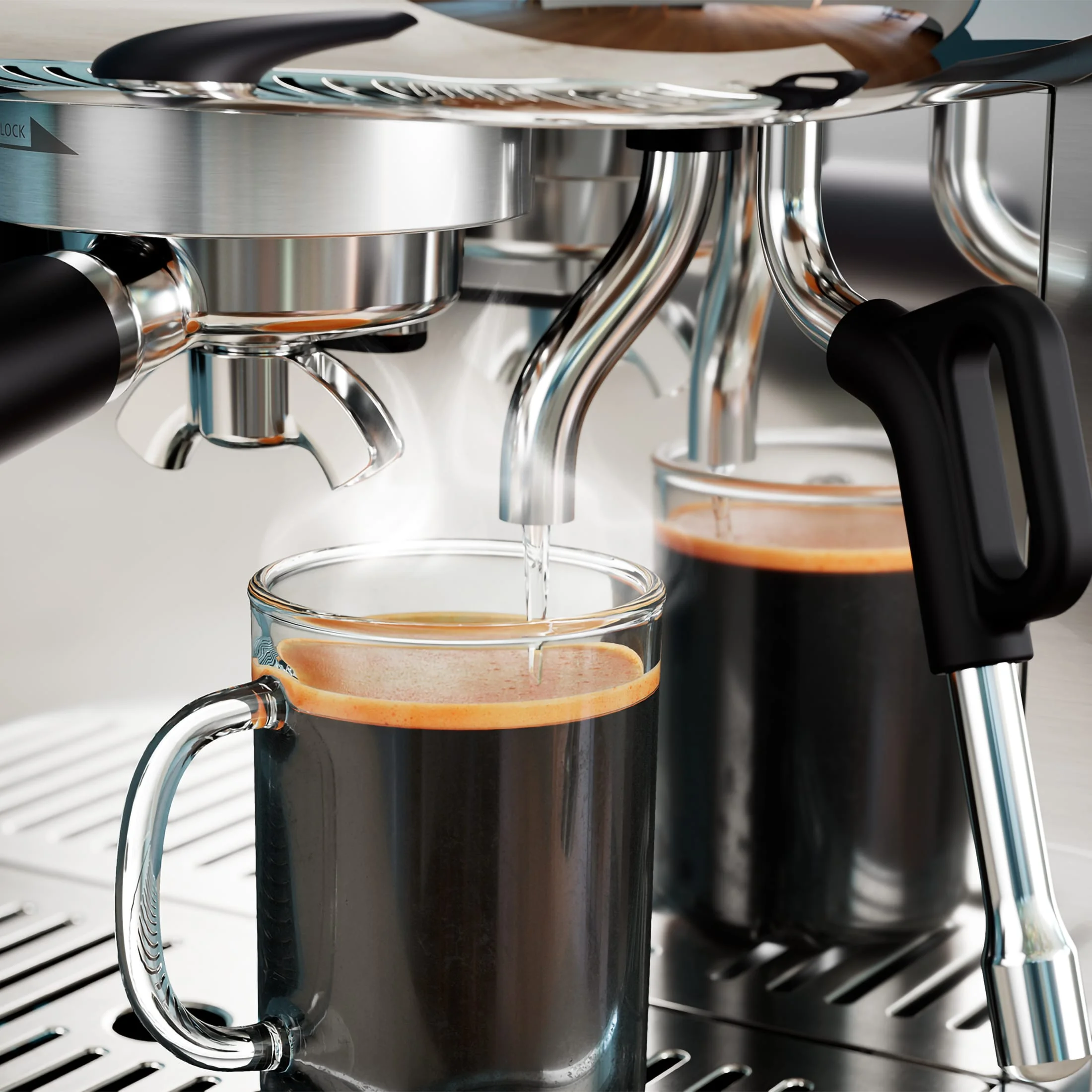 Philips Barista Brew Semi-Automatic Espresso Machine with Milk Frother, Silver Metal - Image 8