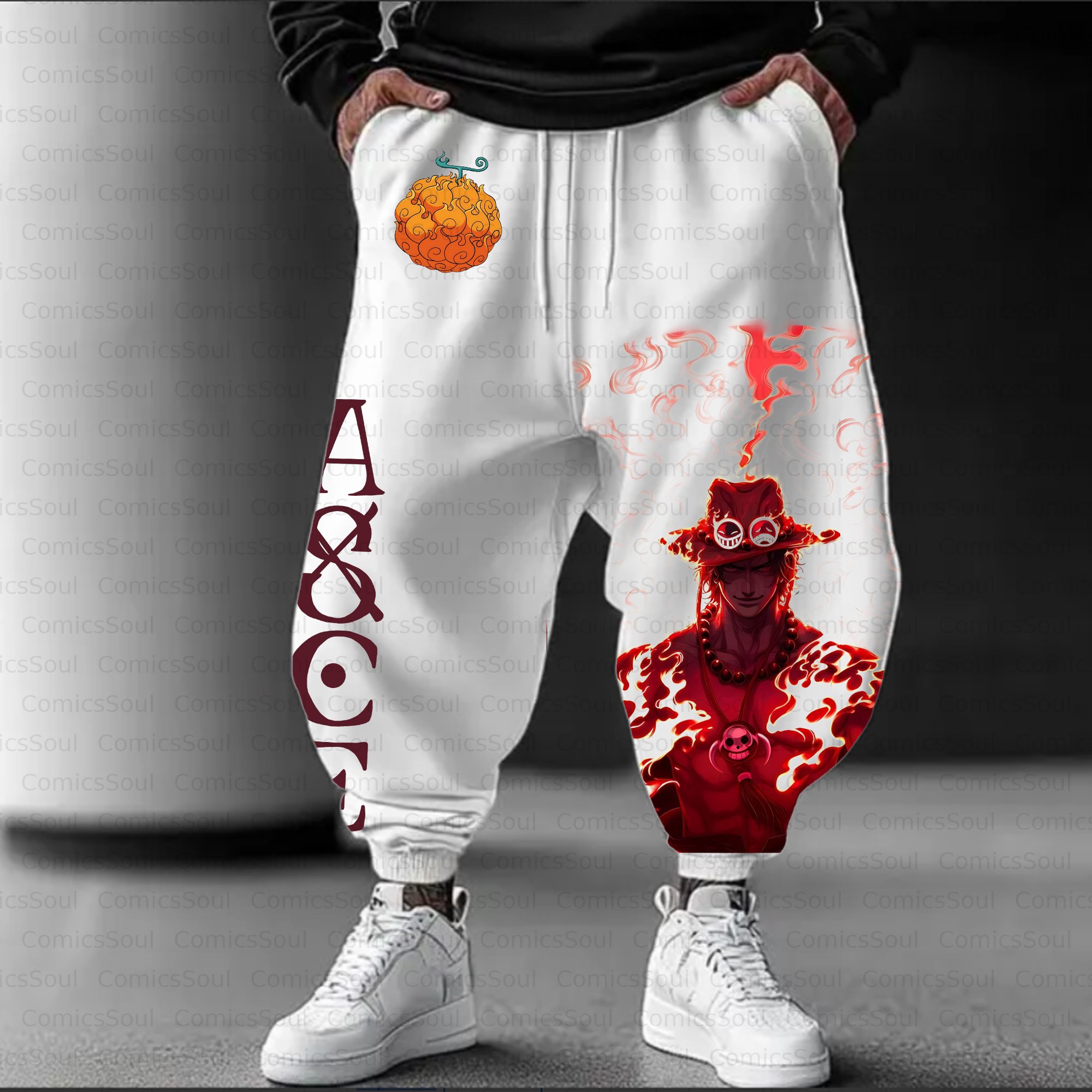 Unisex Casual Anime Streetwear Pant