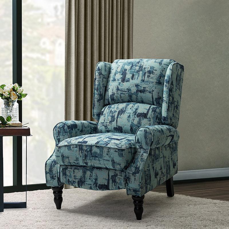 WAYFAIR Erdeni Upholstered Manual Wingback Recliner Chair