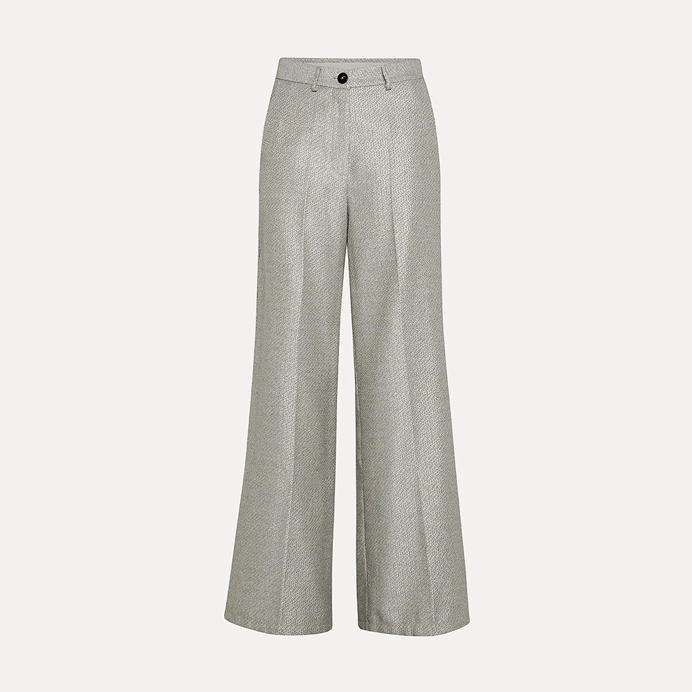 Forte_Forte - Pantalon Large - Argenté