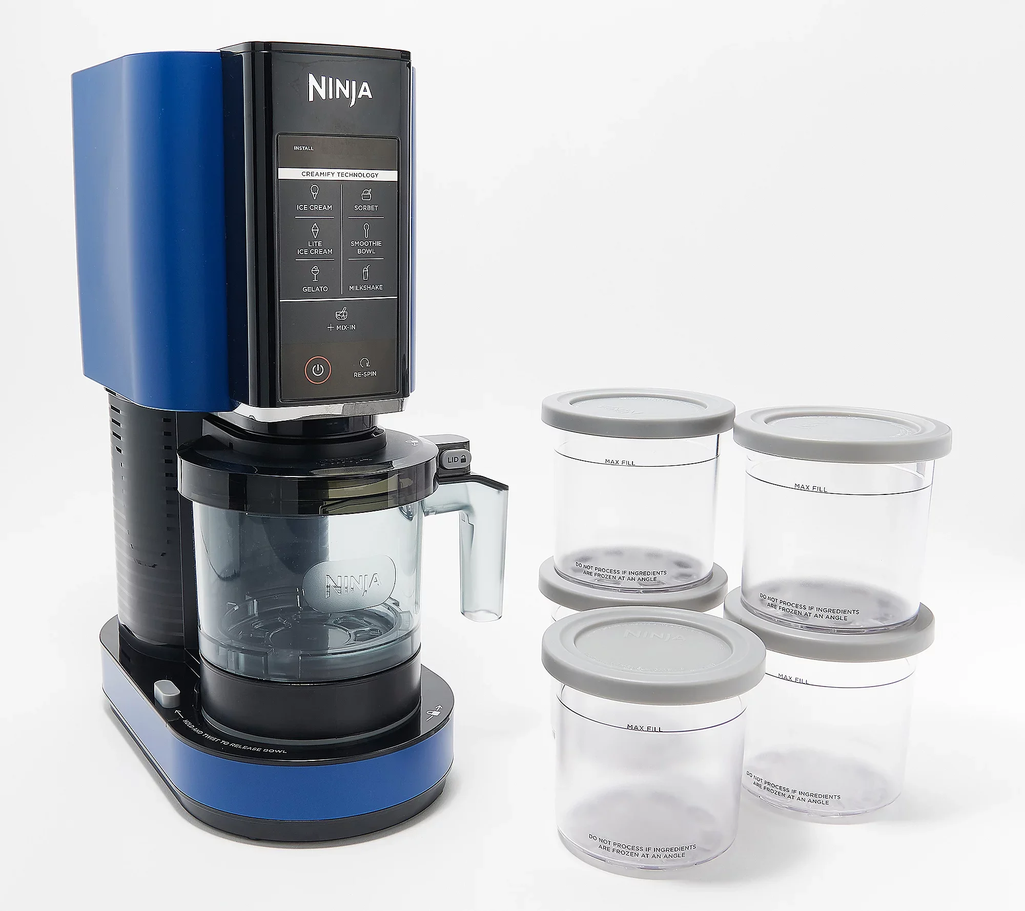 Ninja K55255 CREAMi 7-in-1 Frozen Treat Maker w/ Extra Pints - Image 6