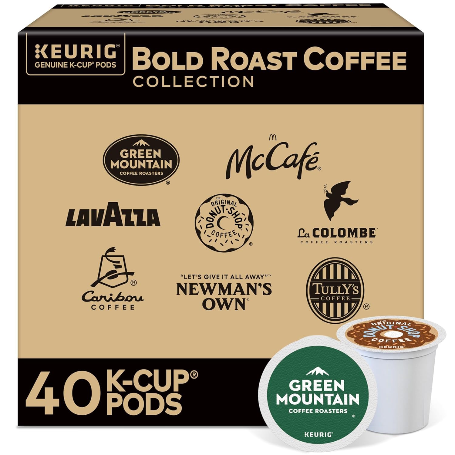 Keurig® Bold Roast Coffee Collection Variety Pack. Keurig Single Serve K-Cup Pods. 40ct