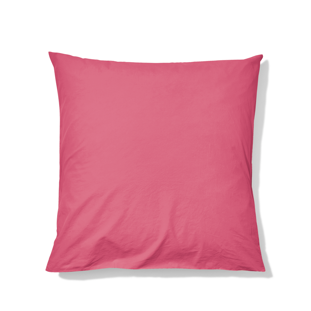 Taie d'oreiller en percale de coton - Rose Club