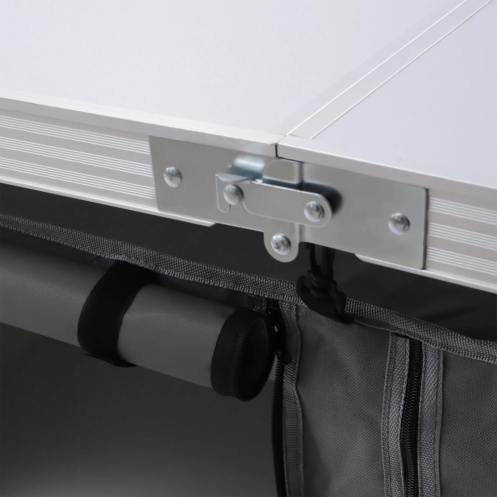 Folding Camping Table Portable Aluminum Camping Table Height Adjustable Camping Cook Station for Indoor Outdoor - Image 7