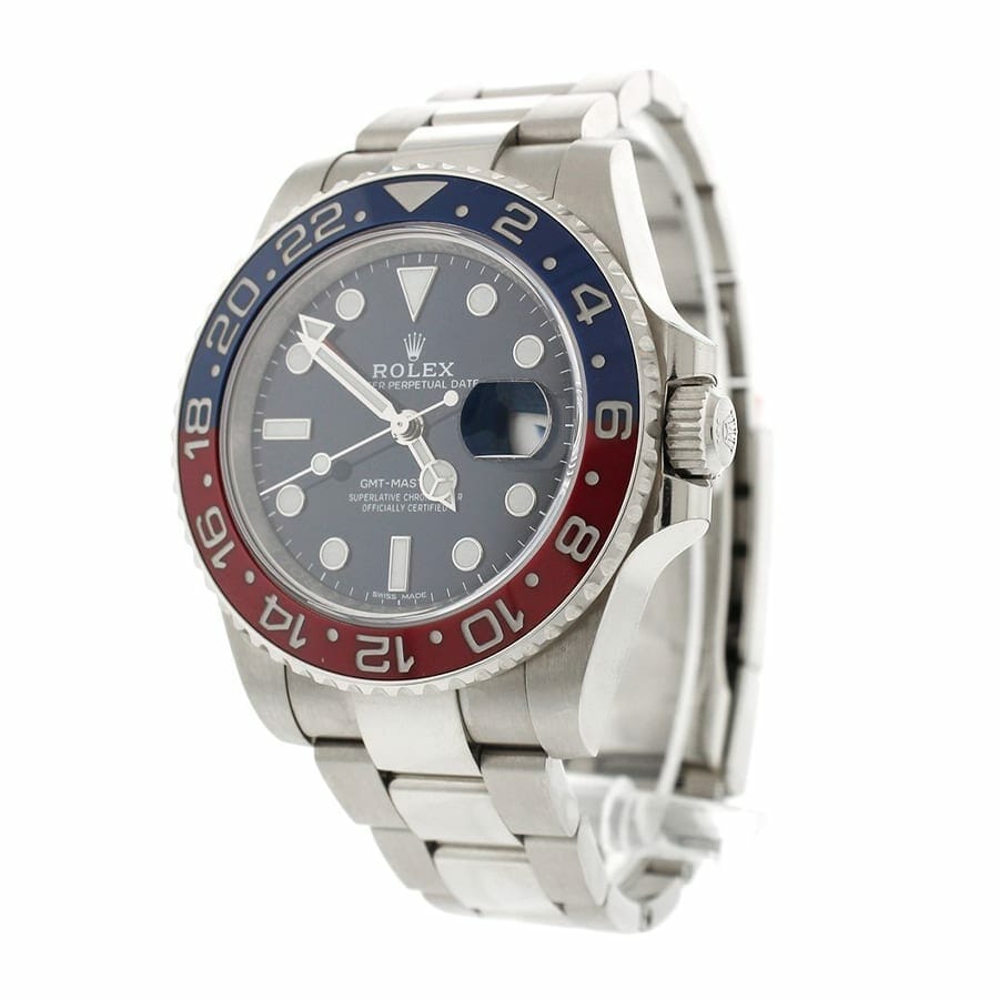 Rolex GMT-Master II Blue Dial & Red/Blue Ceramic Bezel Oyster Bracelet 116719BLRO Replica