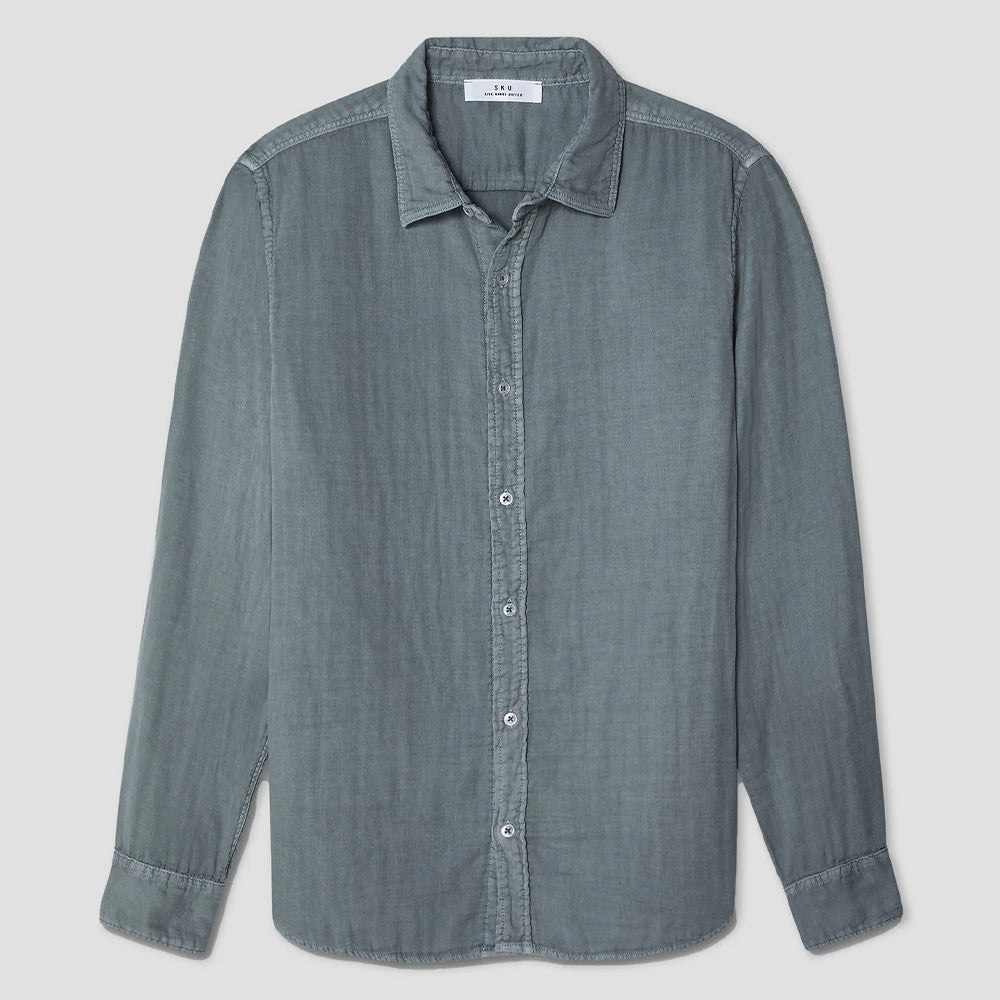 Save Khaki United - Chemise en Gaze - Petrol