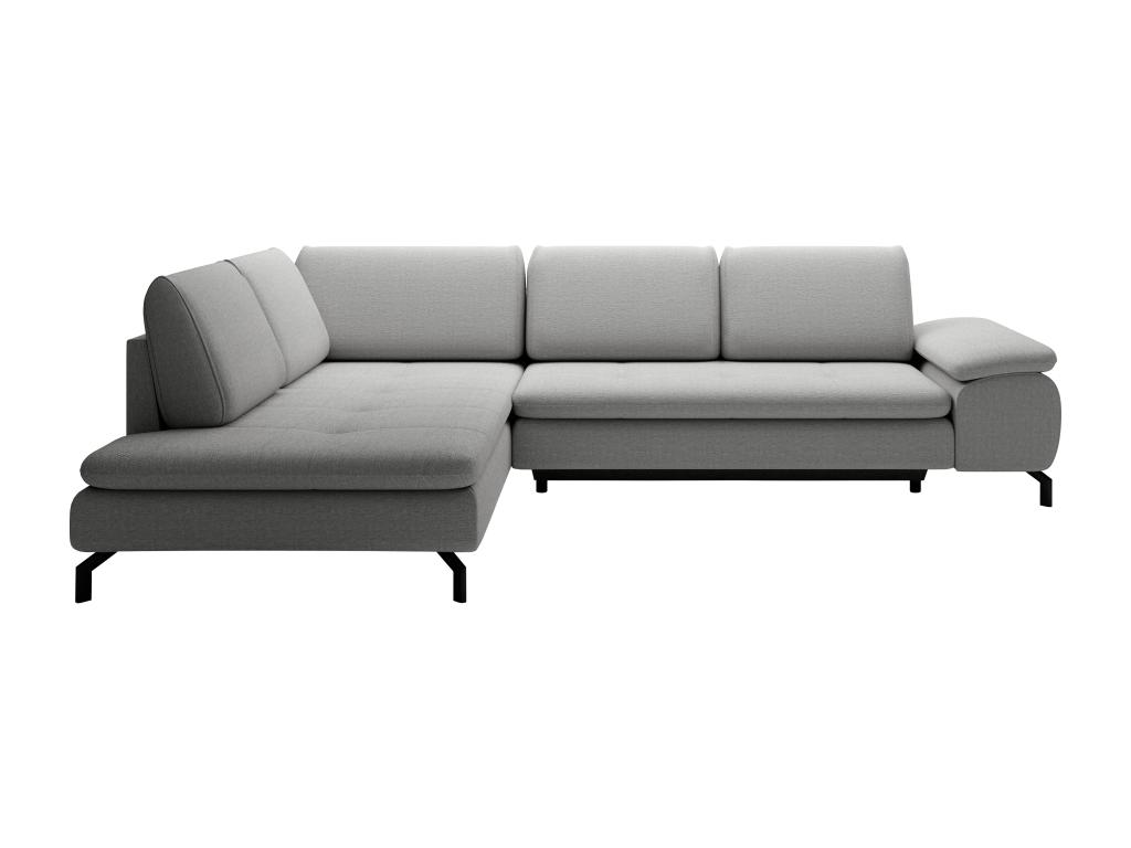 Sofá rinconera de Joliven texturizada gris