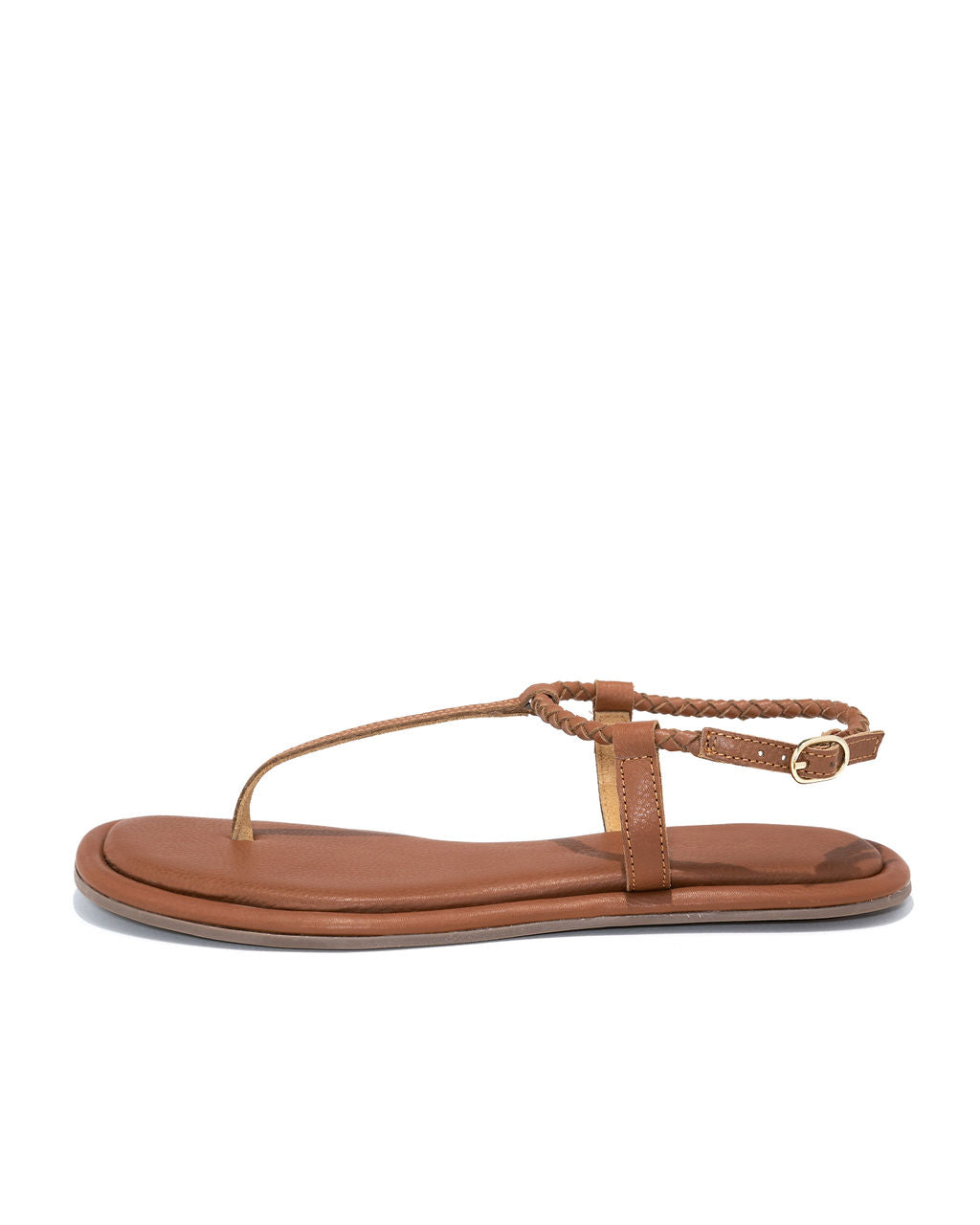 Lively Braided Sandal - Cognac - FINAL SALE - Se7enfashion