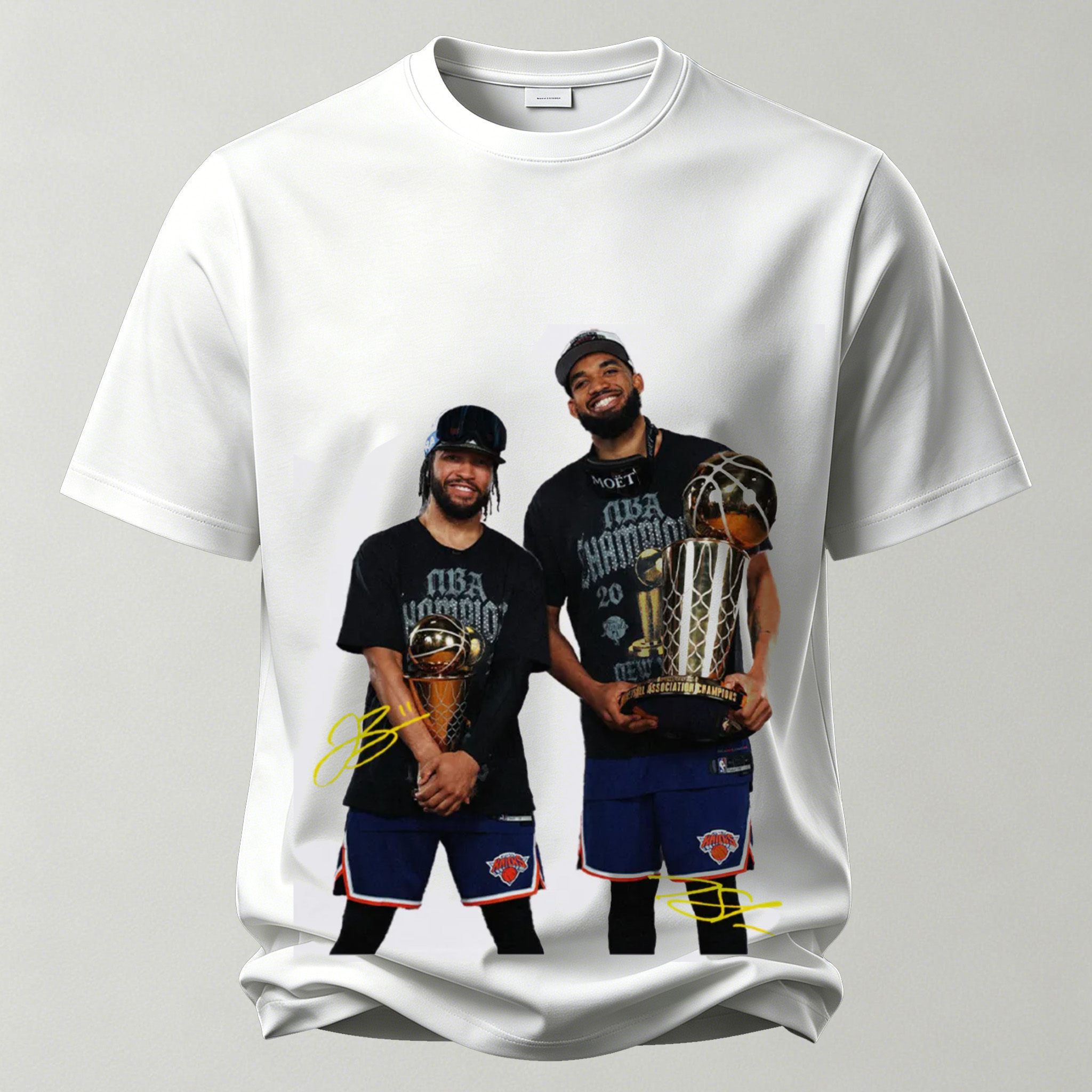 Basketball Star Championship Celebration Printed Unisex Oversized T-shirt