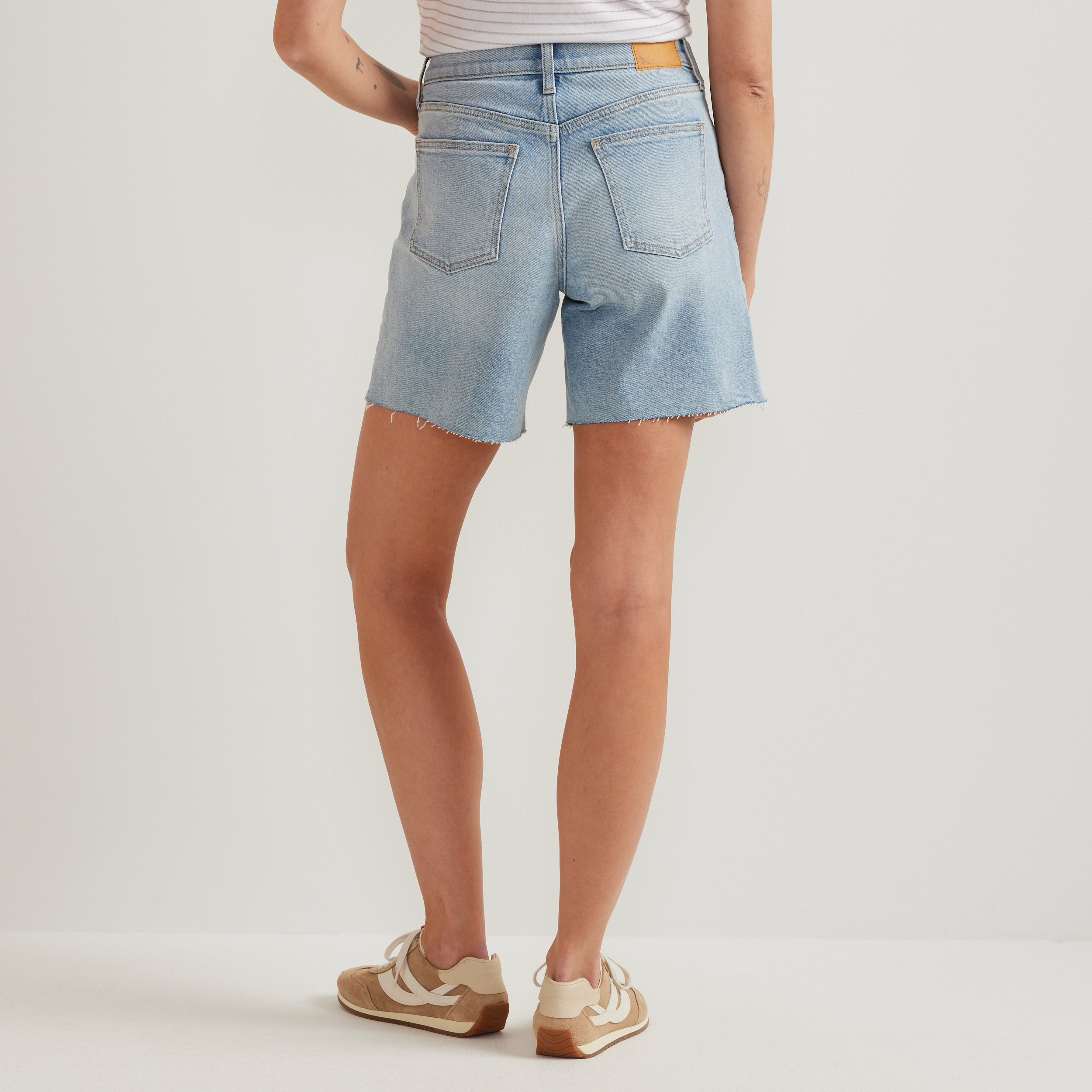 Women's Authentic High-Rise Denim Shorts - Classic Fit - Eddie Bauer Outlet