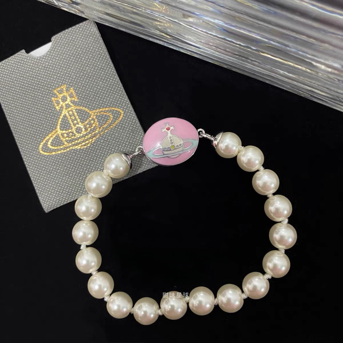 Vivienne Westwood Enamel Epoxy Saturn Bracelet - Original Replica Club