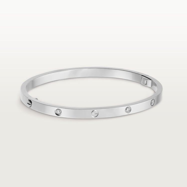 Replicate LOVE bracelet, small model, 6 diamonds(1:1 replica) - Original Replica Club