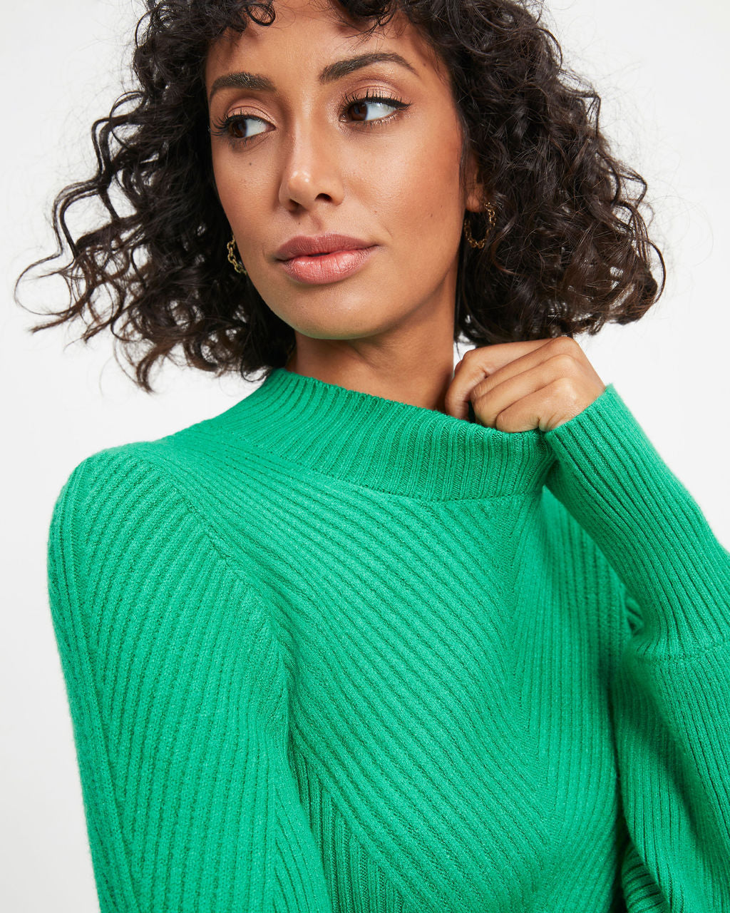 Archie Ribbed Knit Pullover Sweater - Green - Se7enfashion