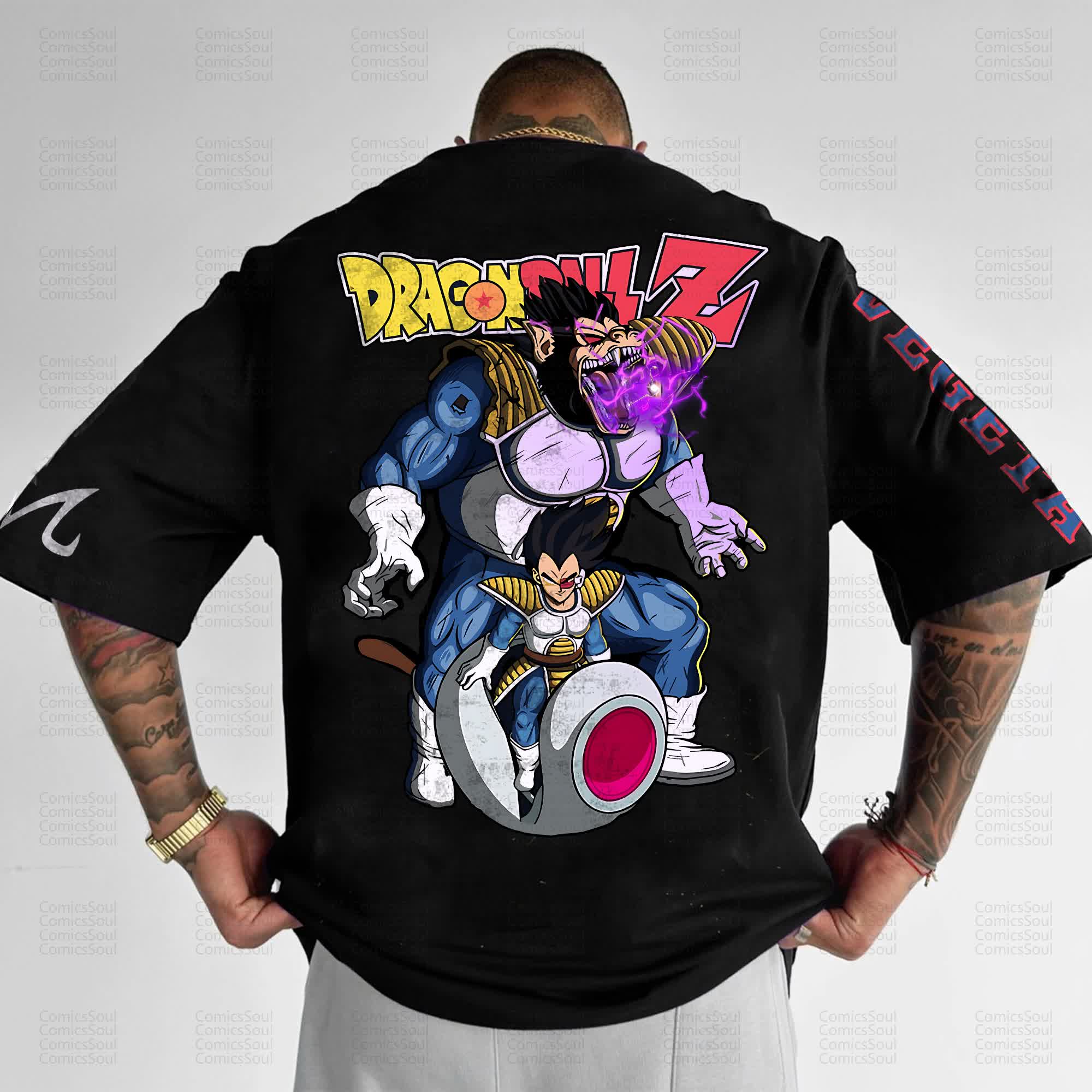 Unisex Anime Inspired Vintage T-Shirt丨Comicssoul