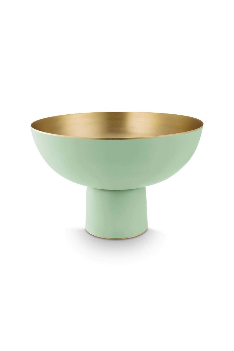 High Tray Metal Matt Bright Green 20cm
