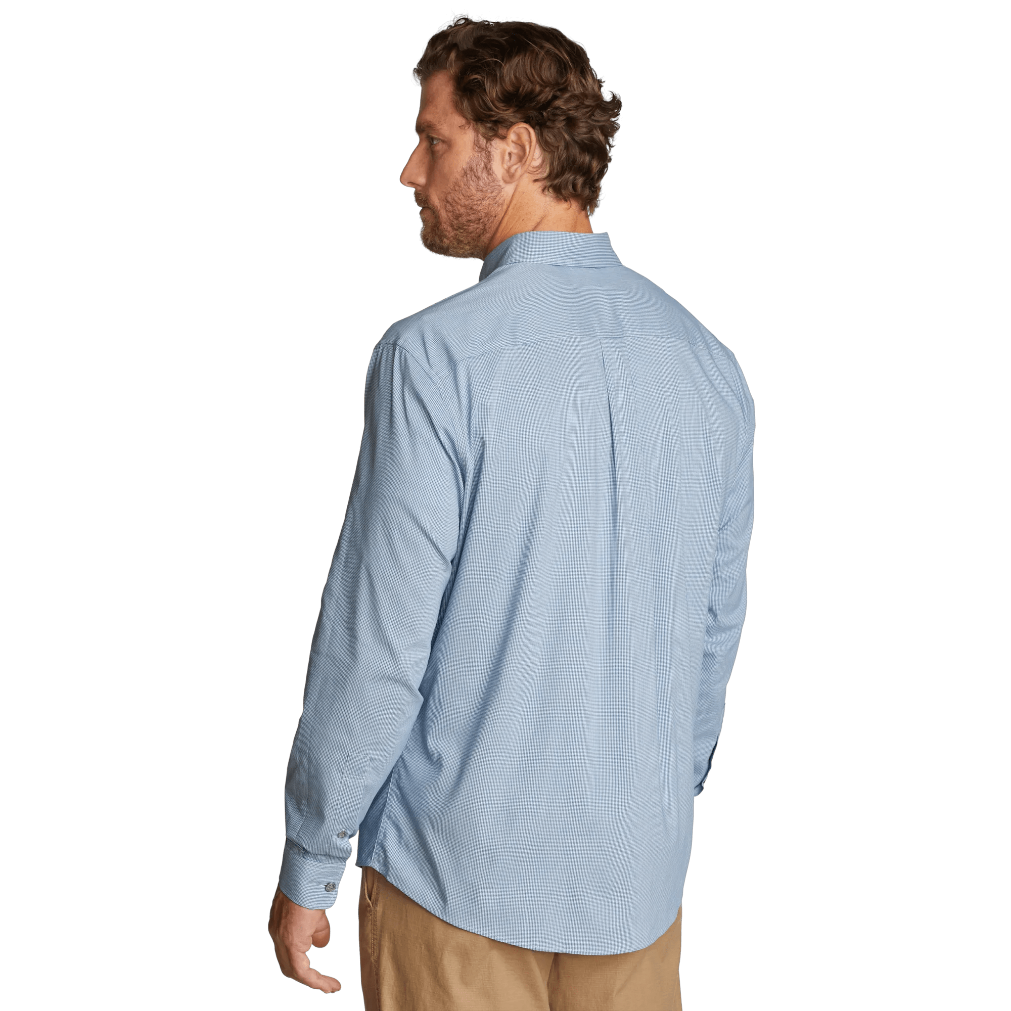 Men's Voyager Flex Long-Sleeve Shirt - Eddie Bauer Outlet