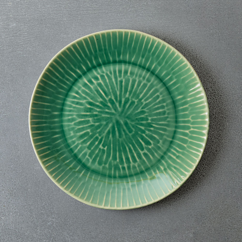 Assiette plate Verde Lanza - Vert