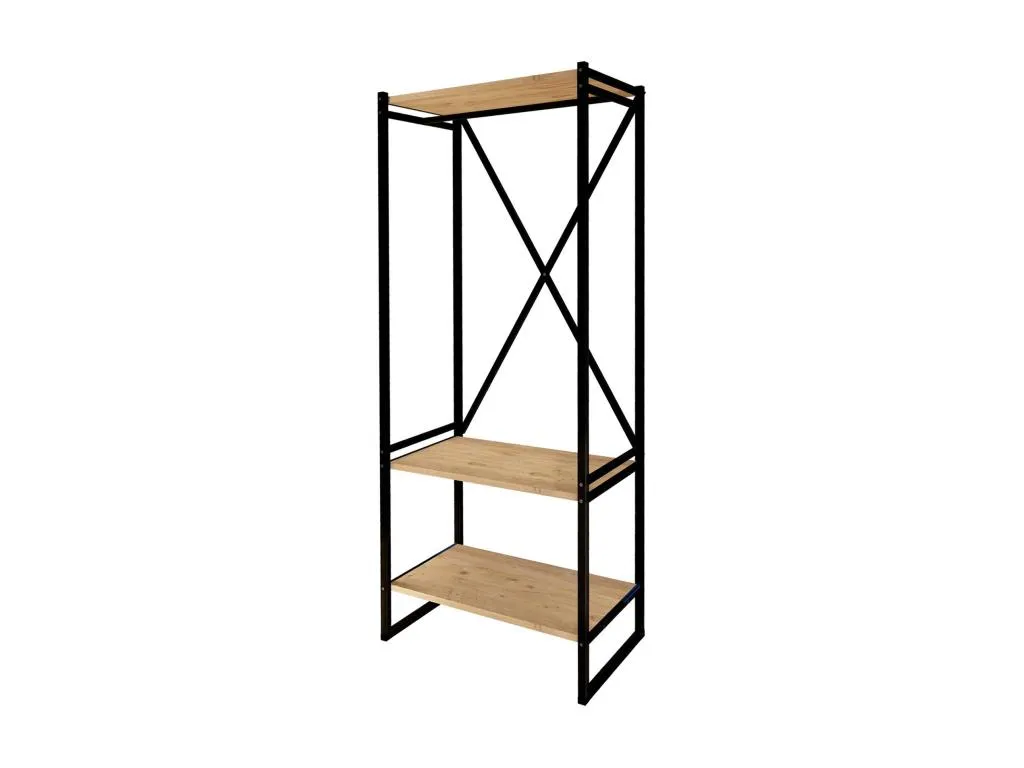 Armario De Ropa De Metalico Con Compartimentos Gran Capacidad 160x66x34 Decounico