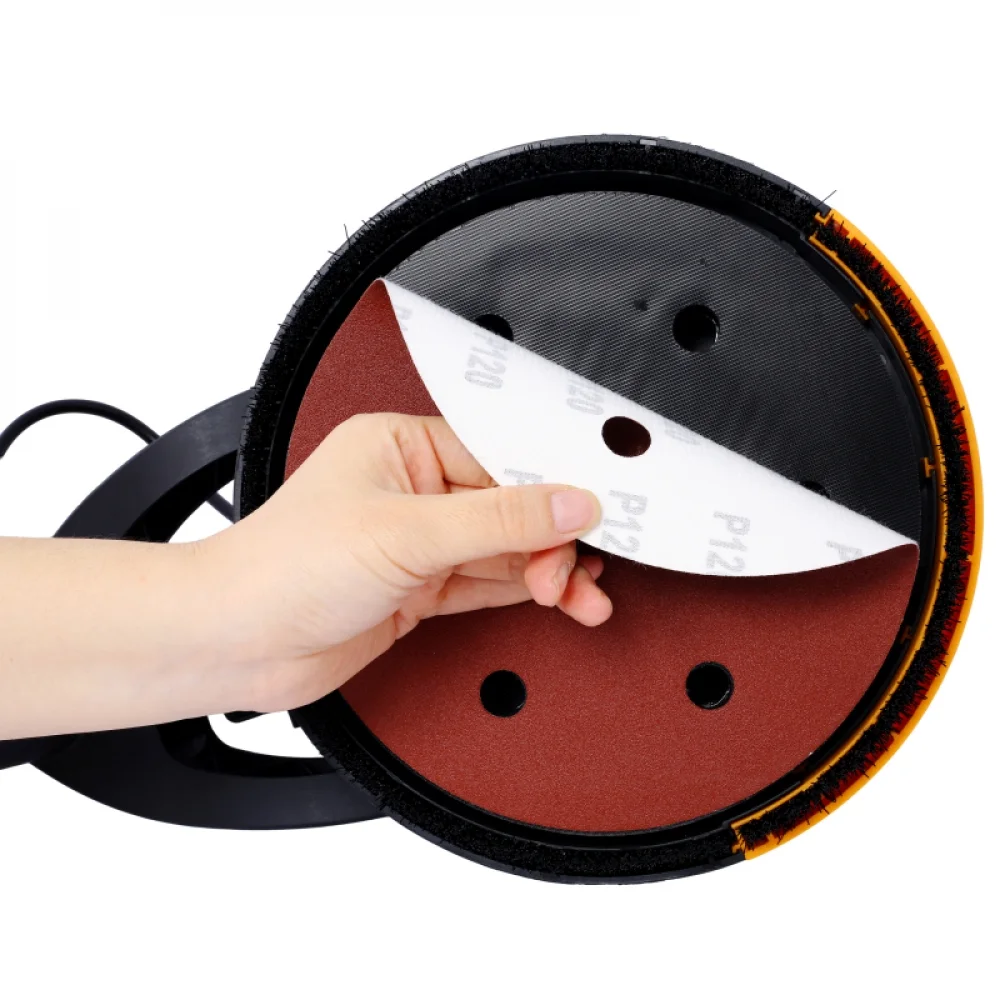 Drywall Sander, 780W Electric Drywall Sander with Vacuum Dust Collection 6.5A Motor Dustless Floor Sander with Variable Speed 900-1800RPM, LED Light, Extendable & Foldable Handle, - Image 15