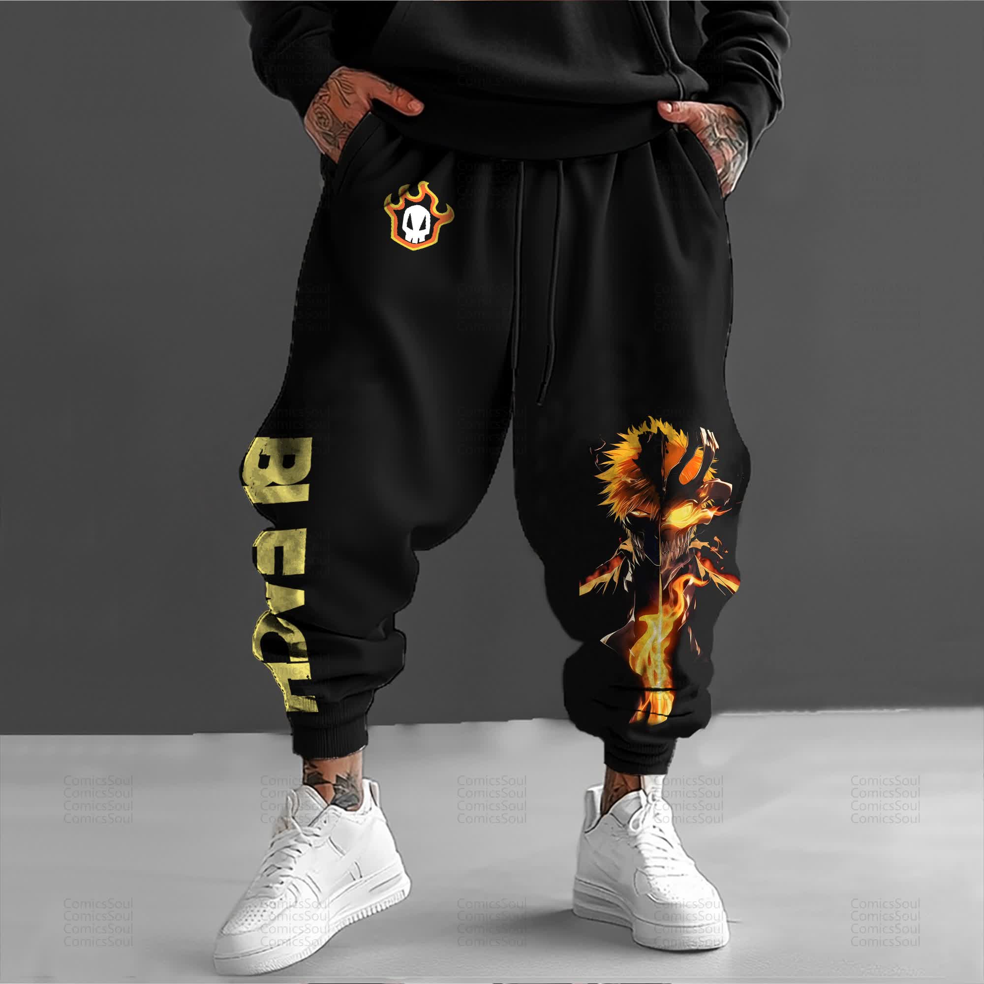 Unisex Anime Inspired Vintage Pants丨Comicssoul