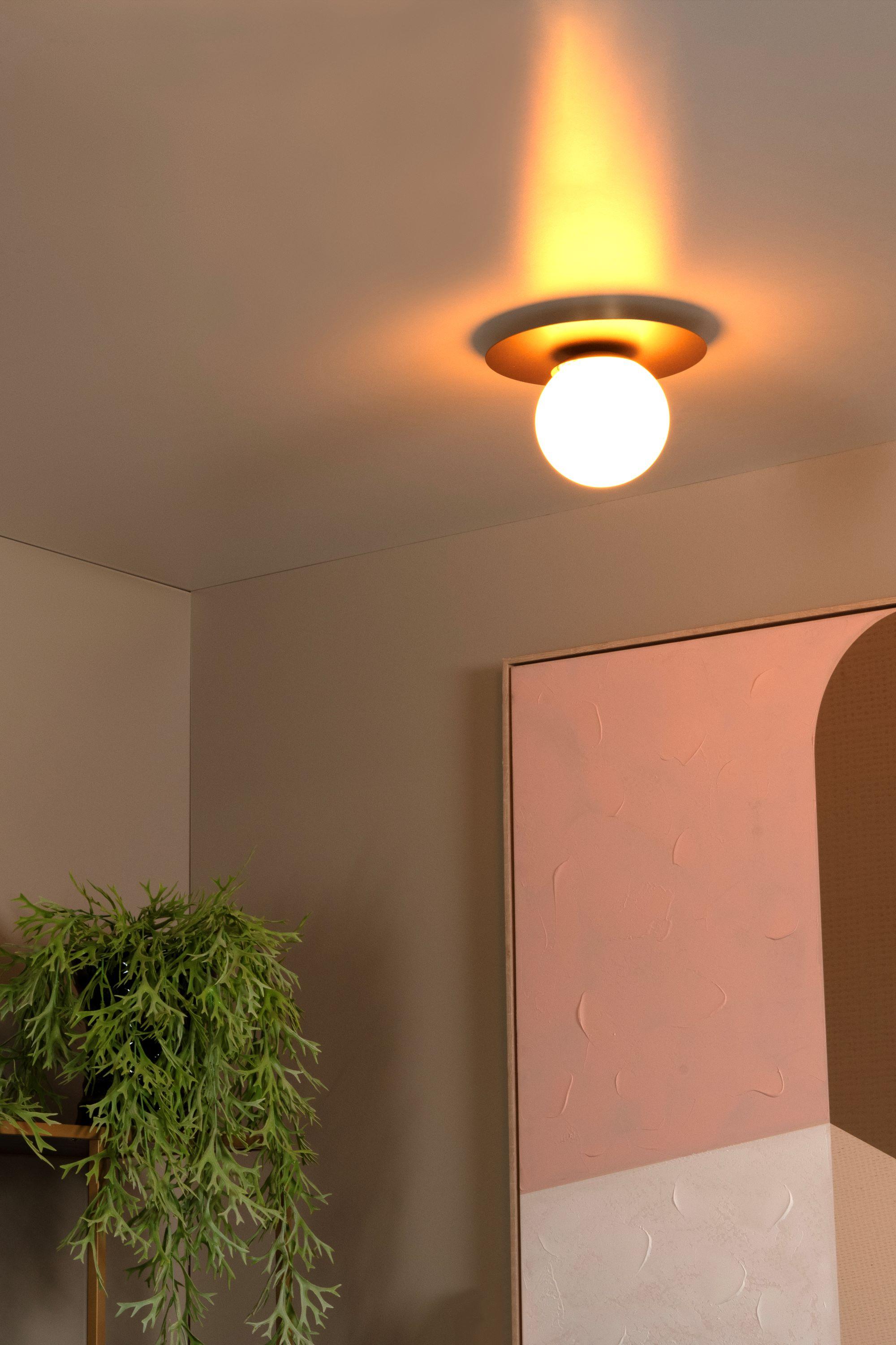 Tricia plafondlamp messing