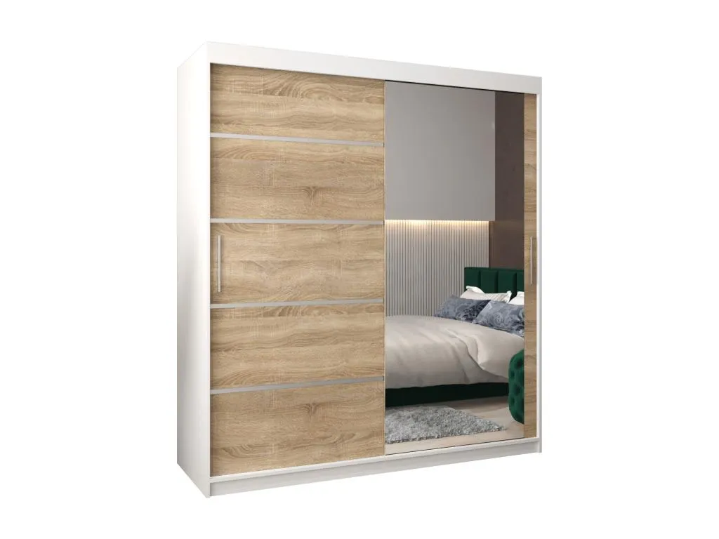 ARMARIO Jmmhogar 2 DE PUERTAS CORREDERAS 200/180/62 2 puertas (blanco/Jmmhogar)