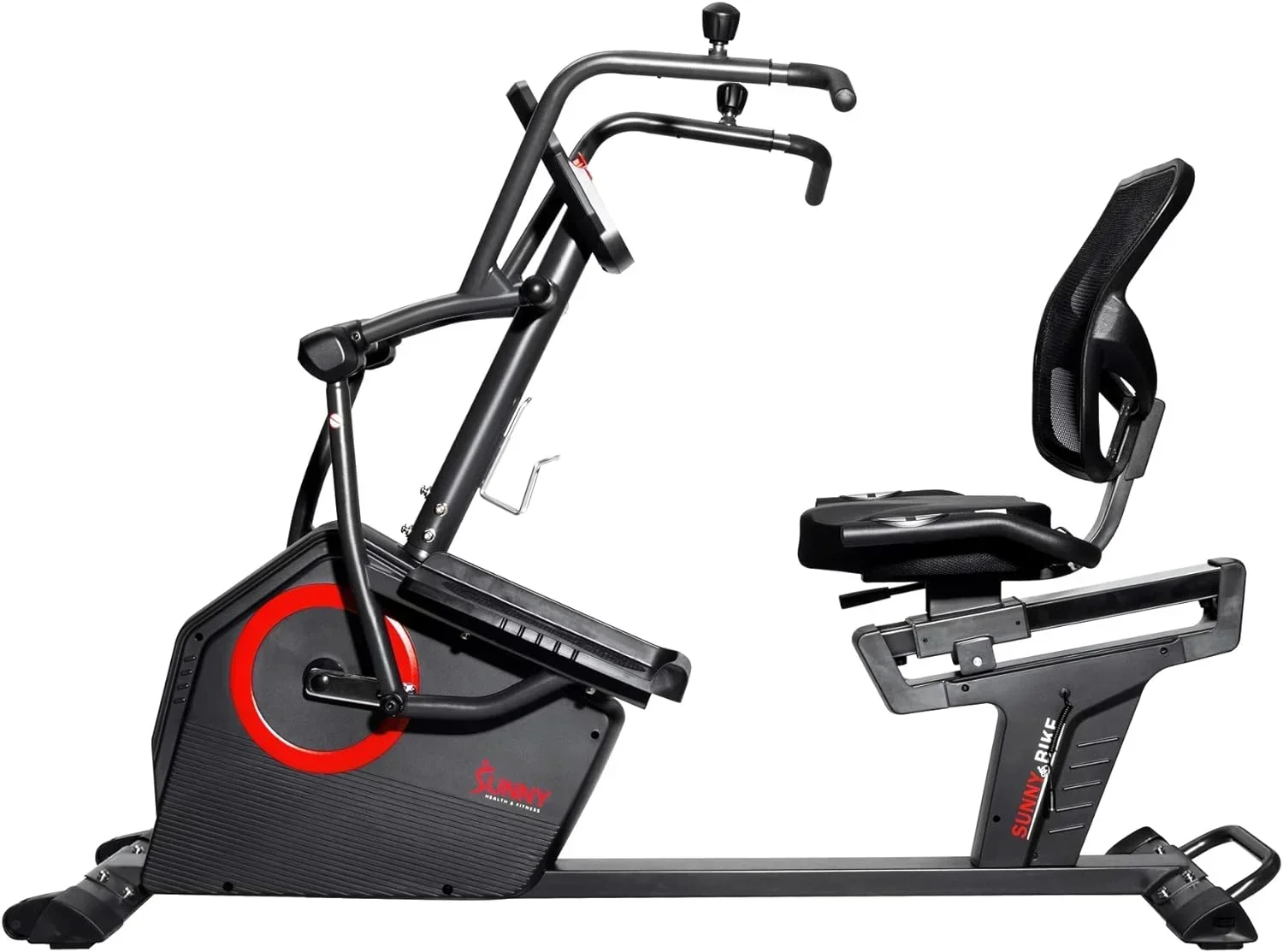 Sunny Health & Fitness Electromagnetic Recumbent Cross Trainer Elliptical Bike With Arm Exercisers - SF-RBE4886SMART - Image 9 Sunny Health & Fitness Electromagnetic Recumbent Cross Trainer Elliptical Bike With Arm Exercisers - SF-RBE4886SMART - Image 9