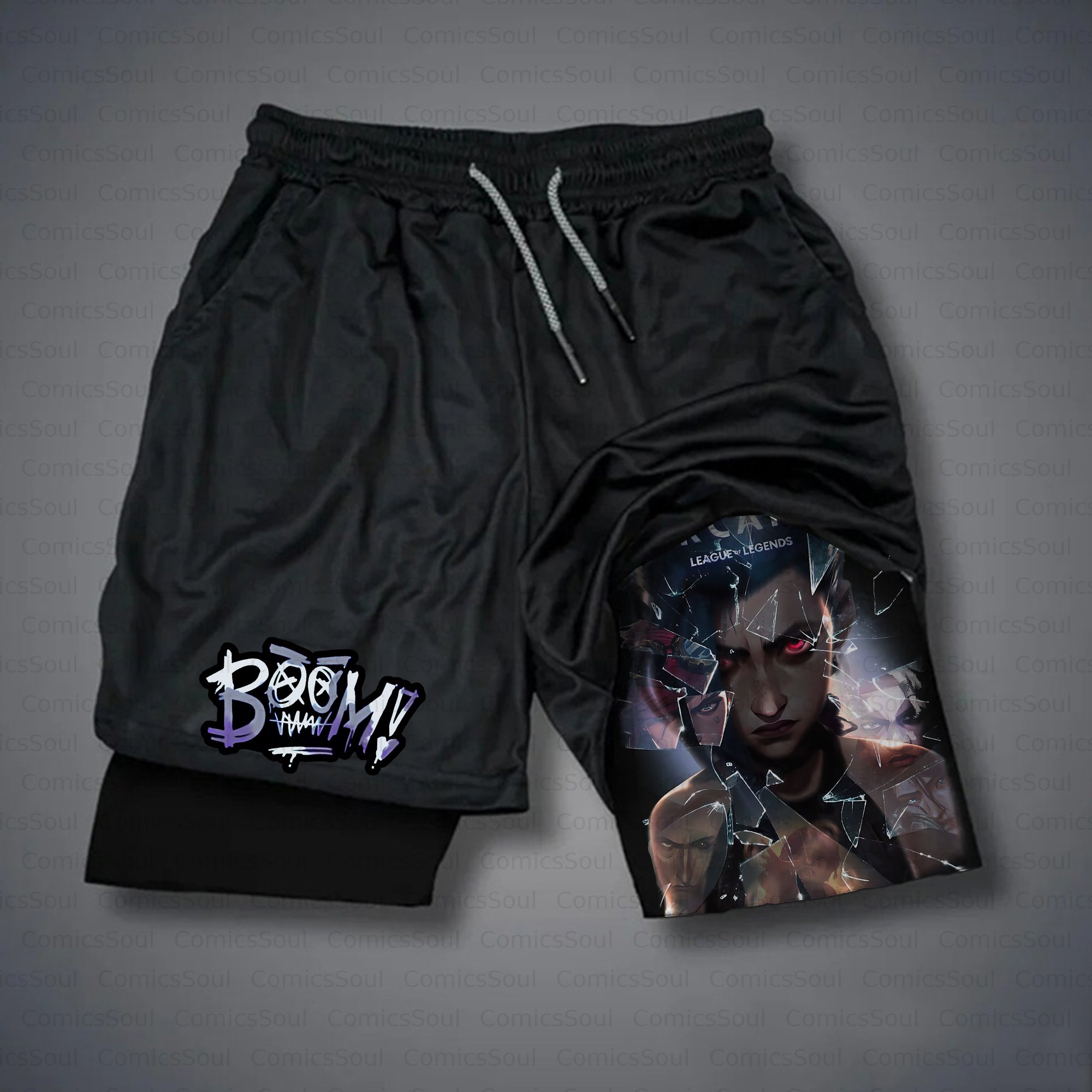 Unisex Casual Anime Style Shorts